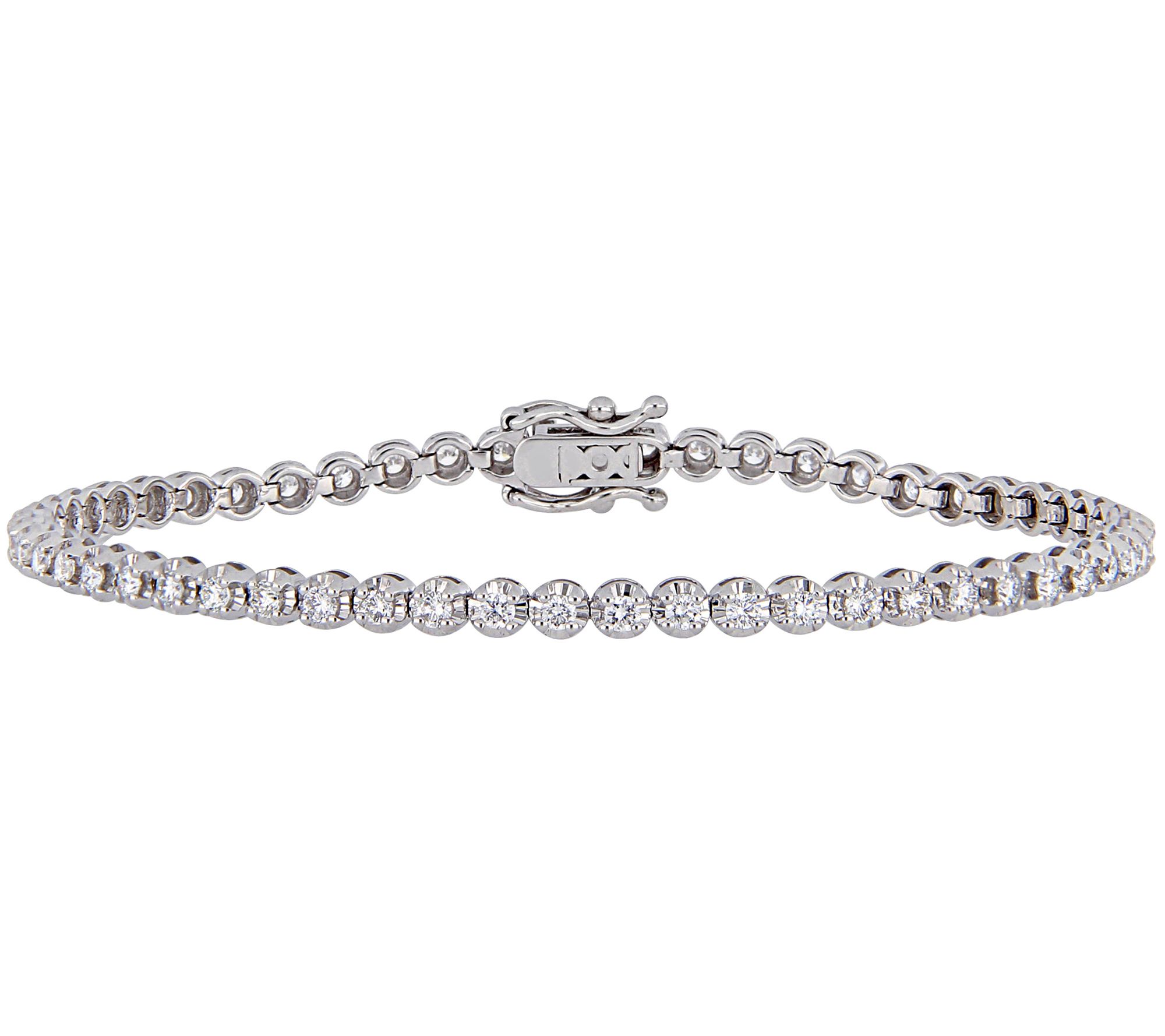 Affinity 1.65 cttw Diamond Tennis Bracelet, 14K