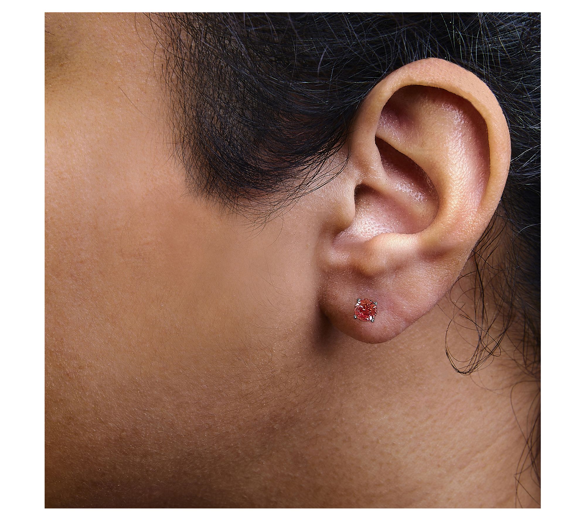 Haus of Brilliance Lab Grown Pink Diamond Earrings, 14K Gold