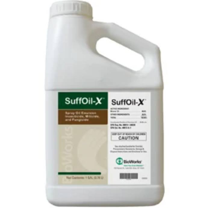 BioWorks SuffOil-X 2.5 Gallon Jug - Insecticide/Miticide/Fungicid