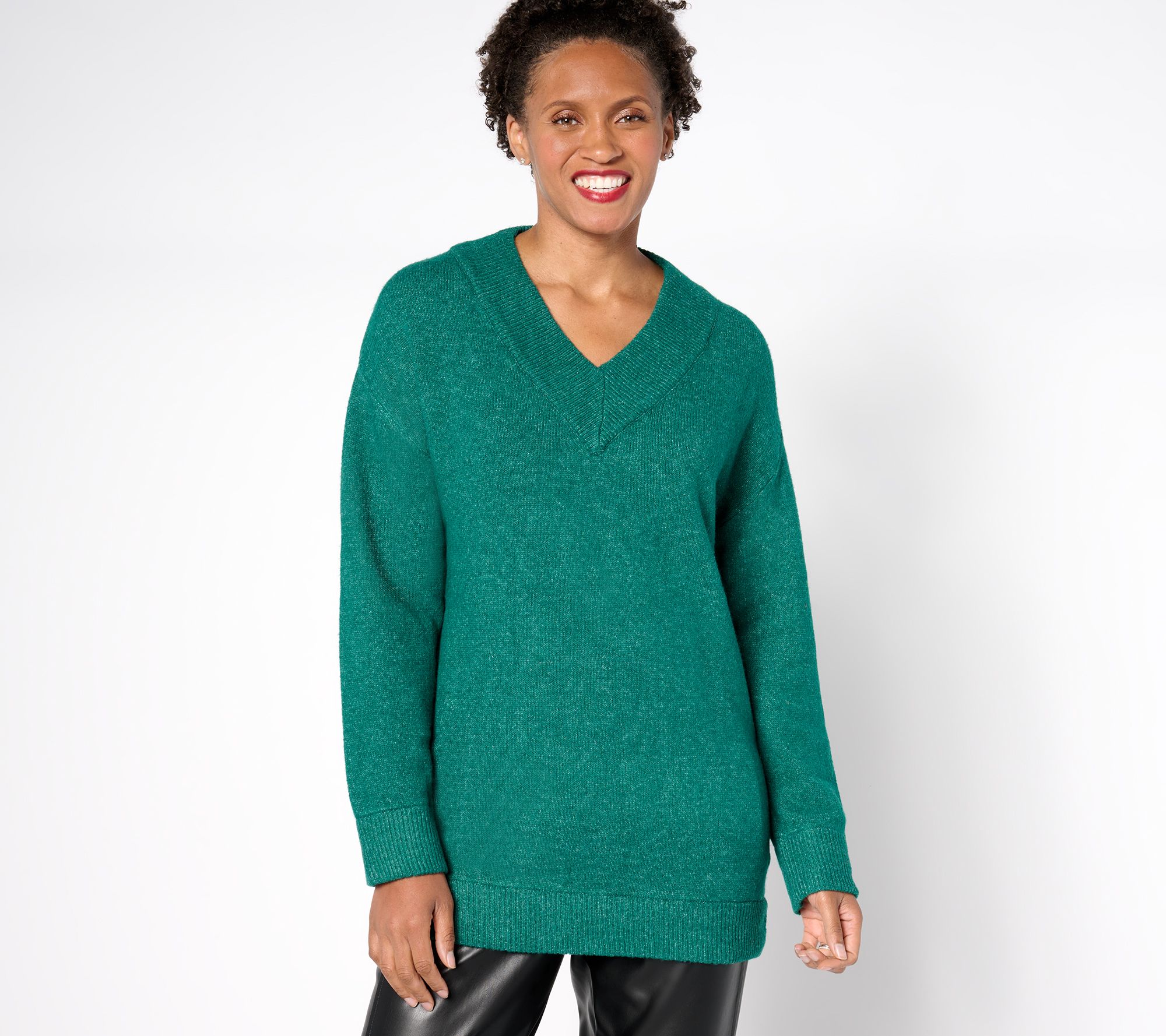by Stacy London Relaxed V-Neck Sweater