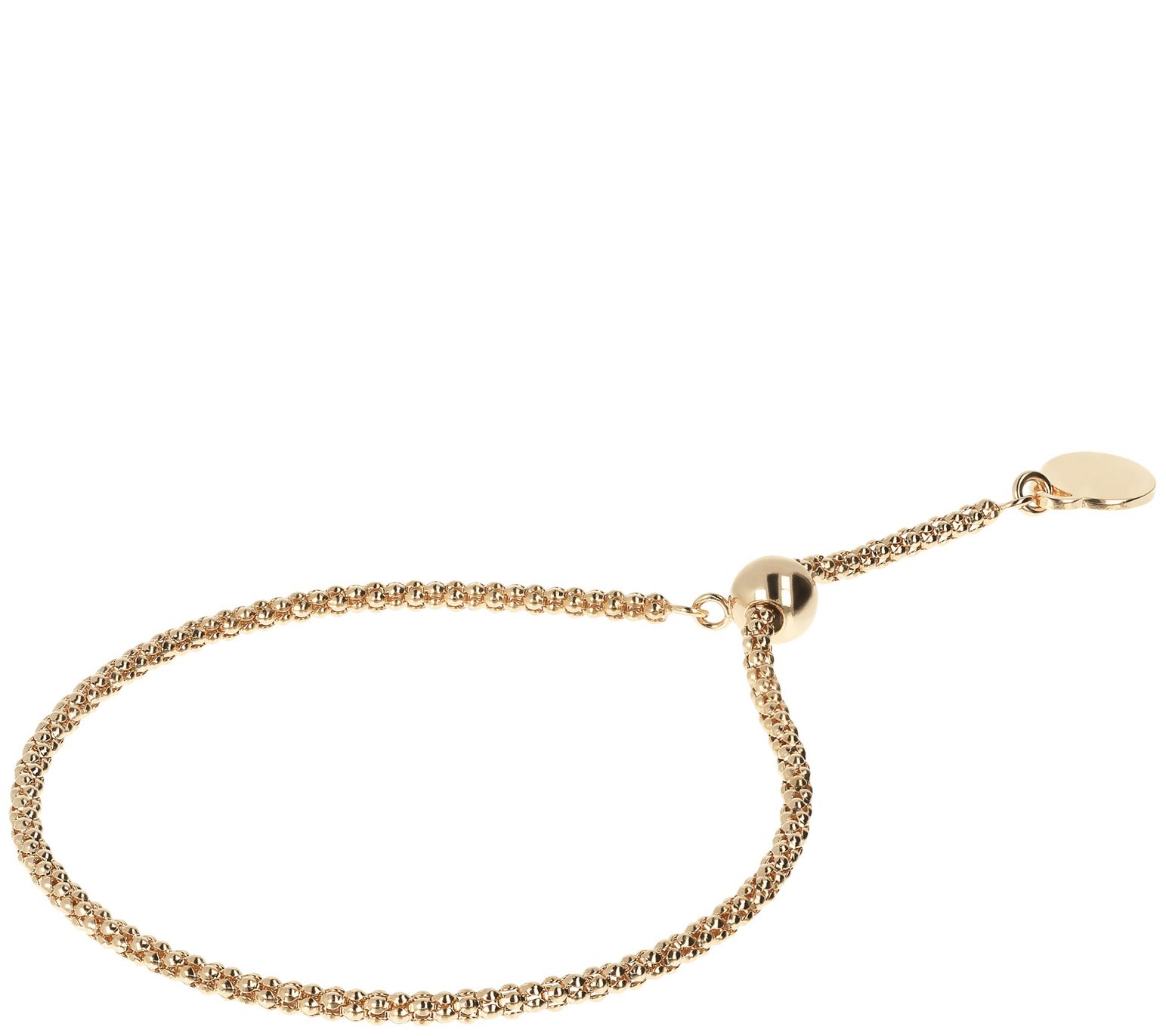 Bronzo Italia Adjustable Popcorn Bracelet