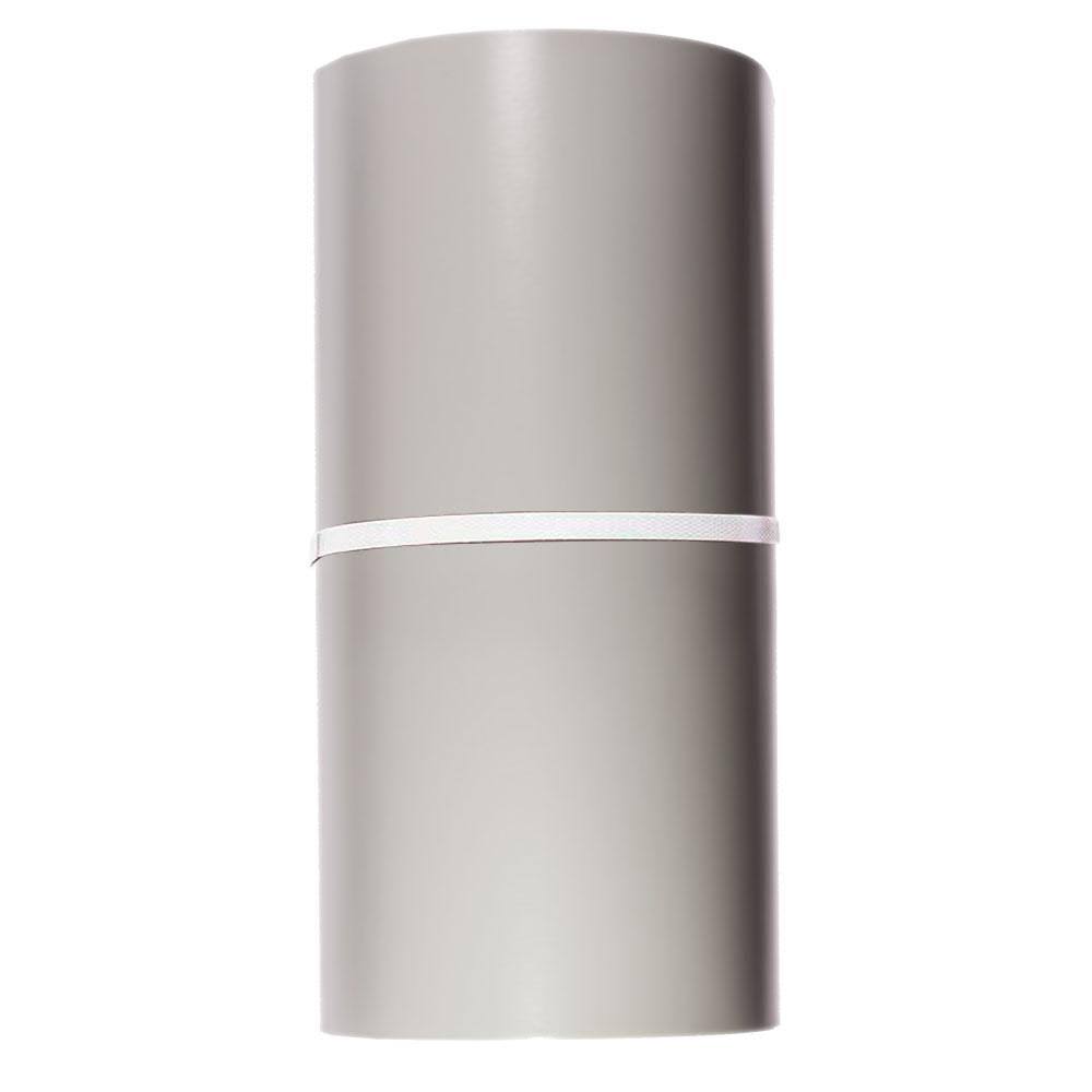 Gibraltar Building Products 24 in. x 50 ft. Hickory Over Birch White Aluminum Trim Coil, Hickory/Birch White