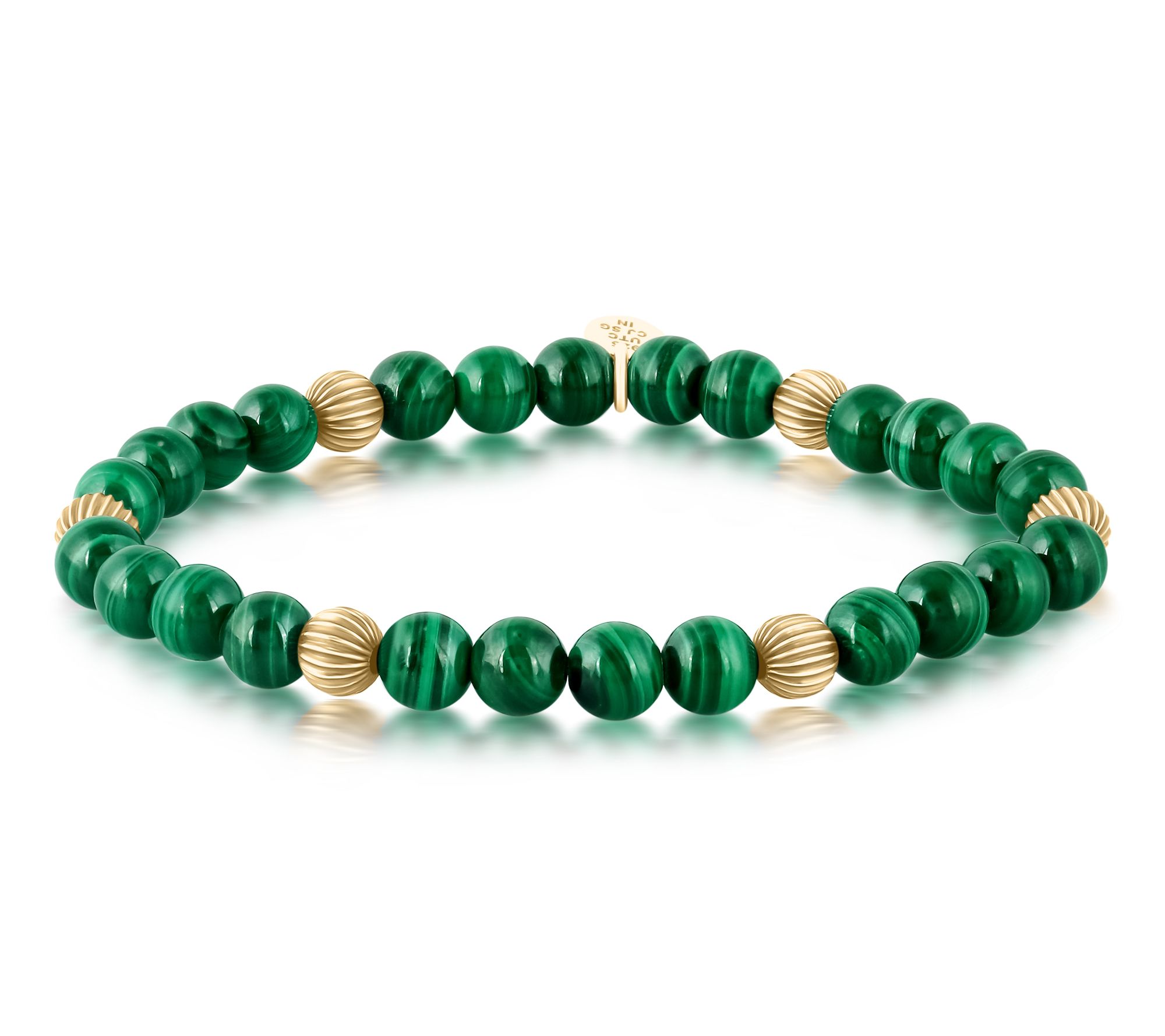 Christian James by Scott Grimes 14K Clad Stretch Bead Bracelet