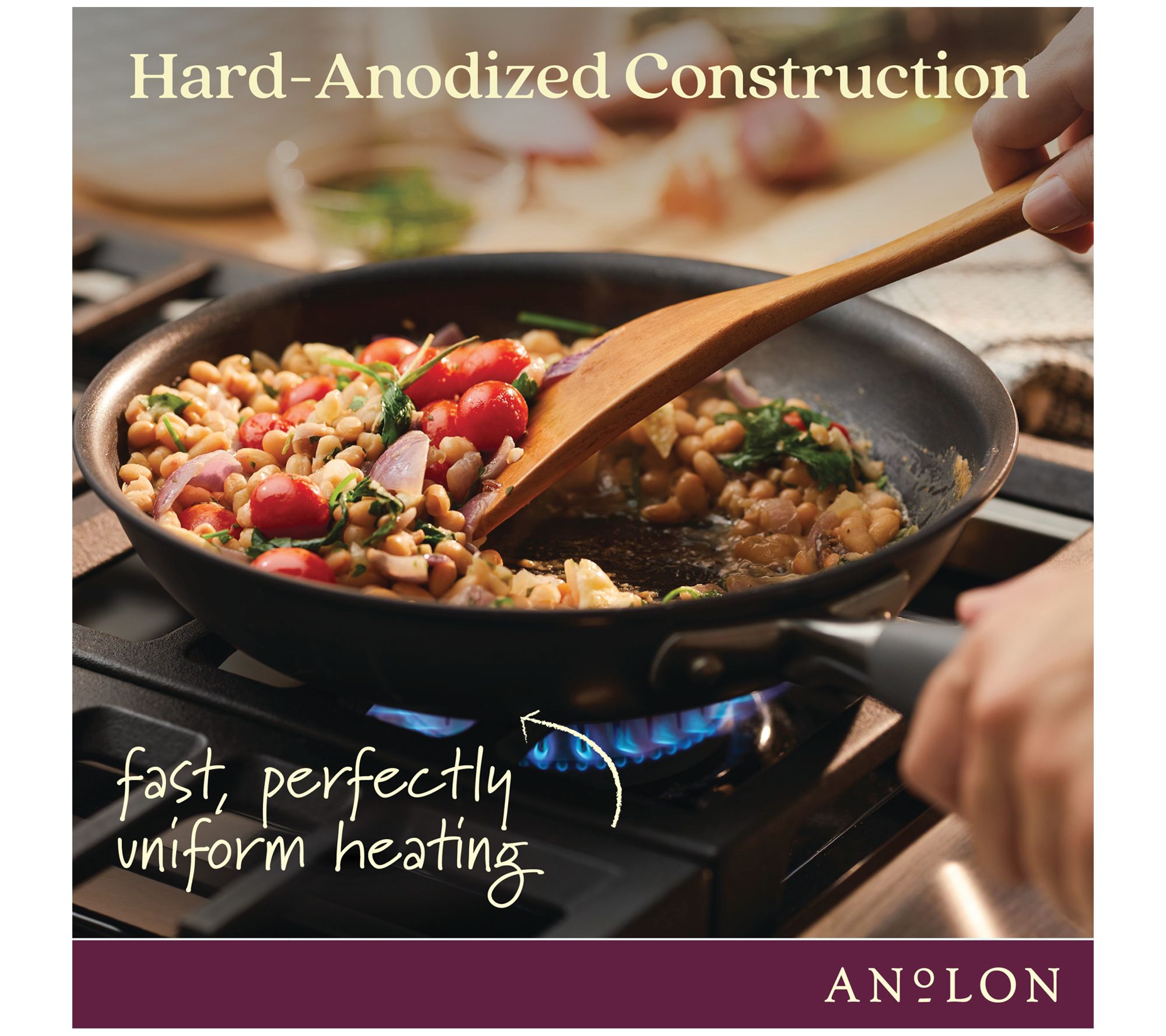 Anolon Advanced Home Hard-Anodized Nonstick Crepe Pan 9.5