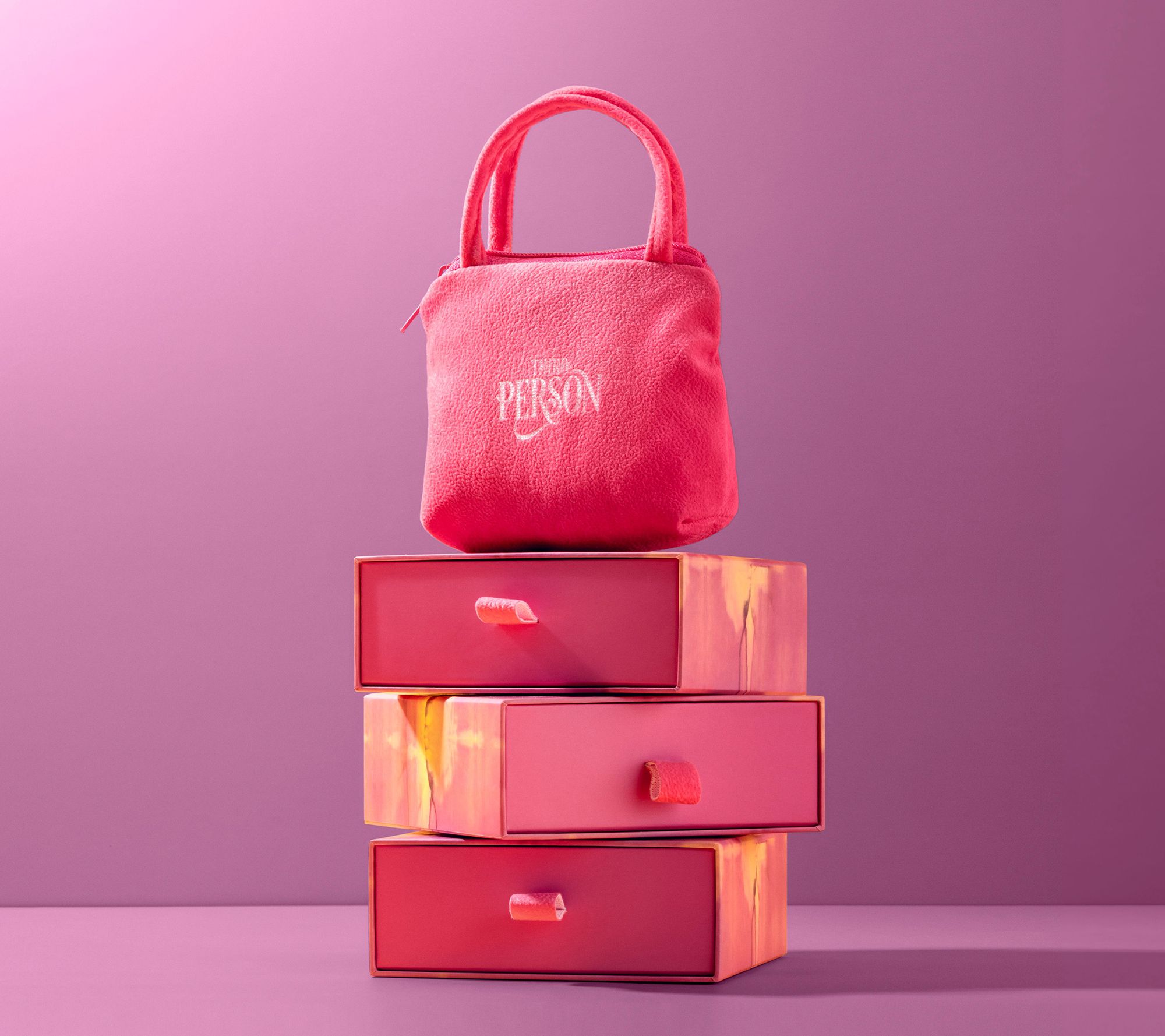 Third Person Sterling Petite Emerald Cut Gemstone Rose Necklace