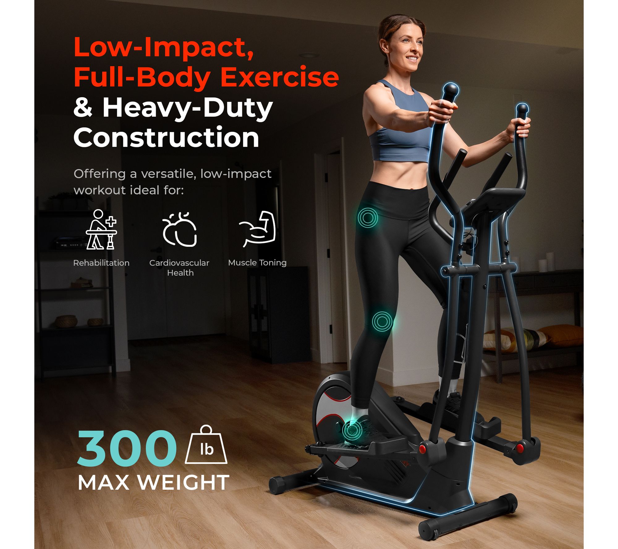 Sunny Pro Smart Magnetic Elliptical Trainer