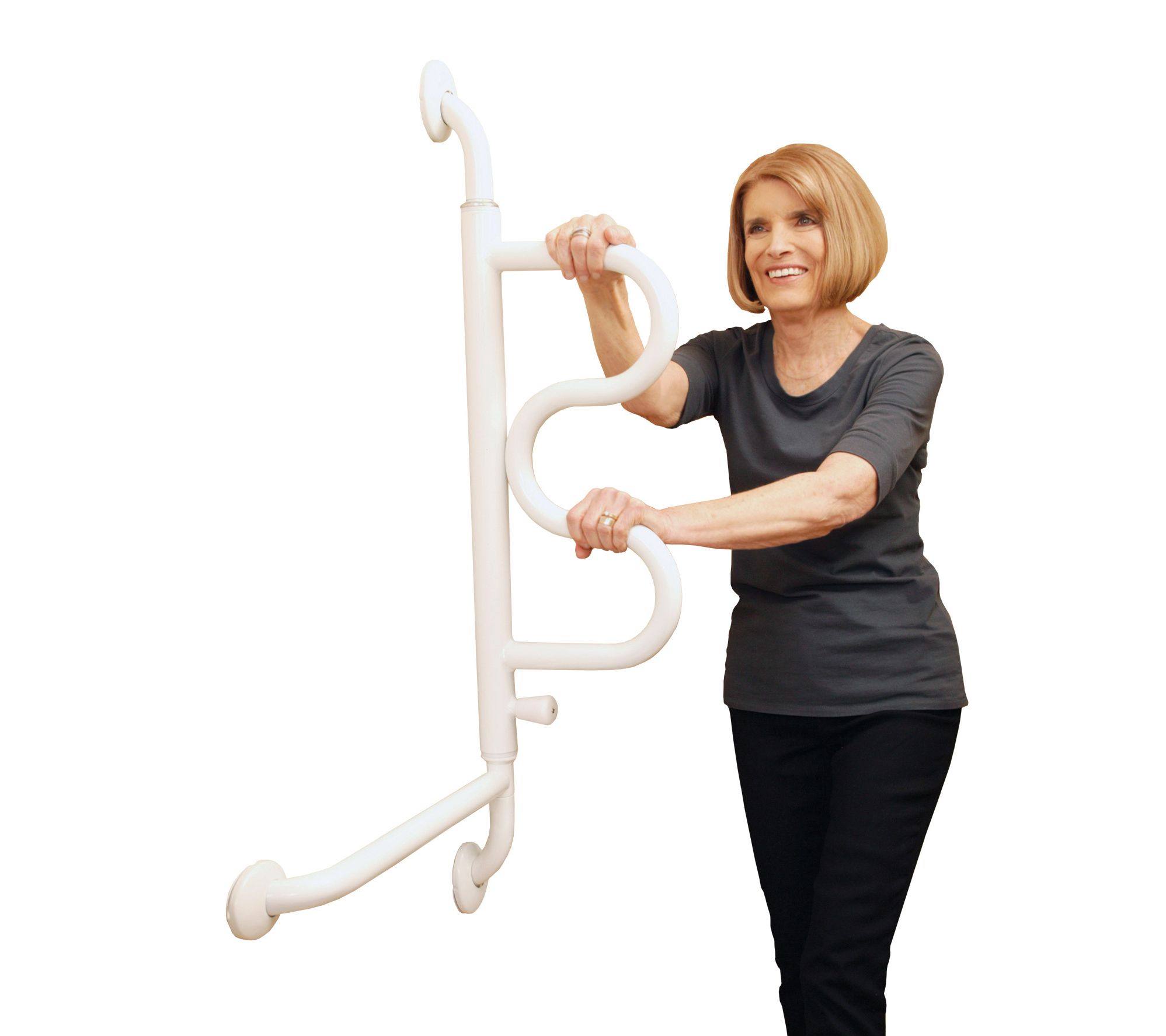 Stander Wall-Mounted Curve Grab Bar