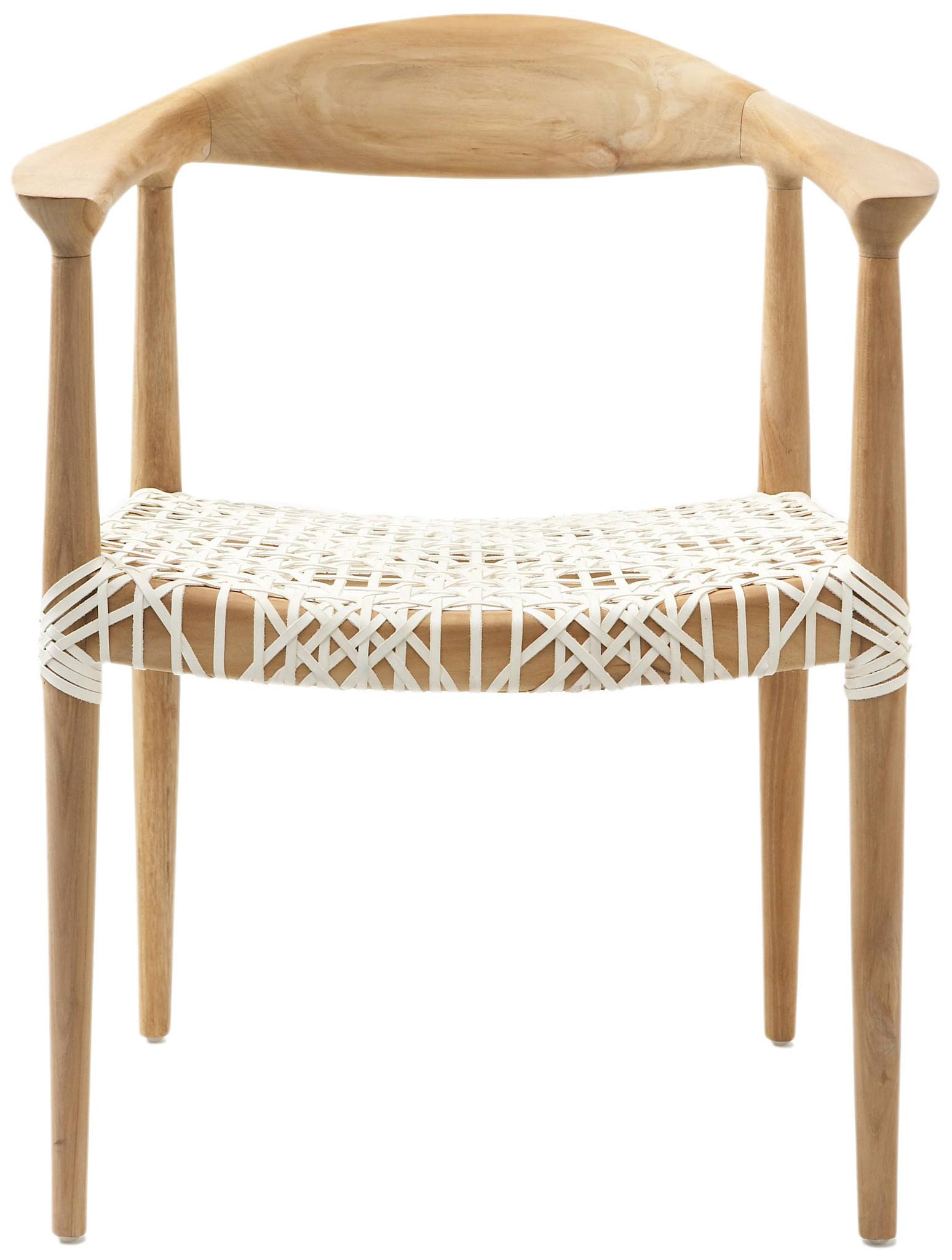 Safavieh Bandelier Arm Chair - Light Oak