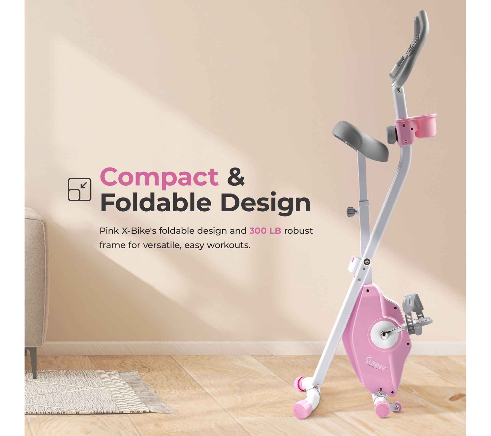 Sunny Fitness Foldable Magnetic Exercise X-BikePro