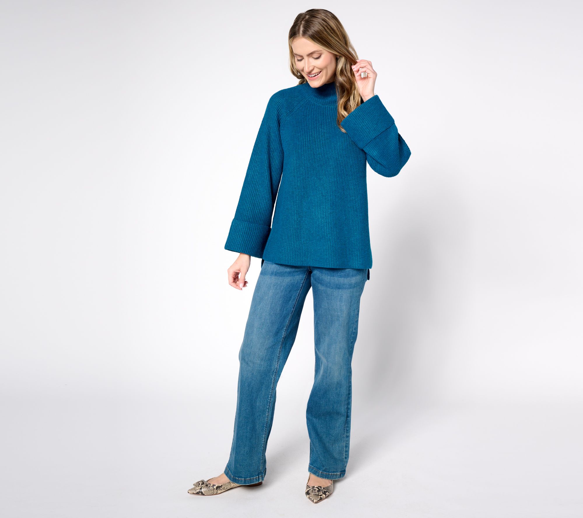 Me by Jennie Garth Frankie Turtleneck Sweater