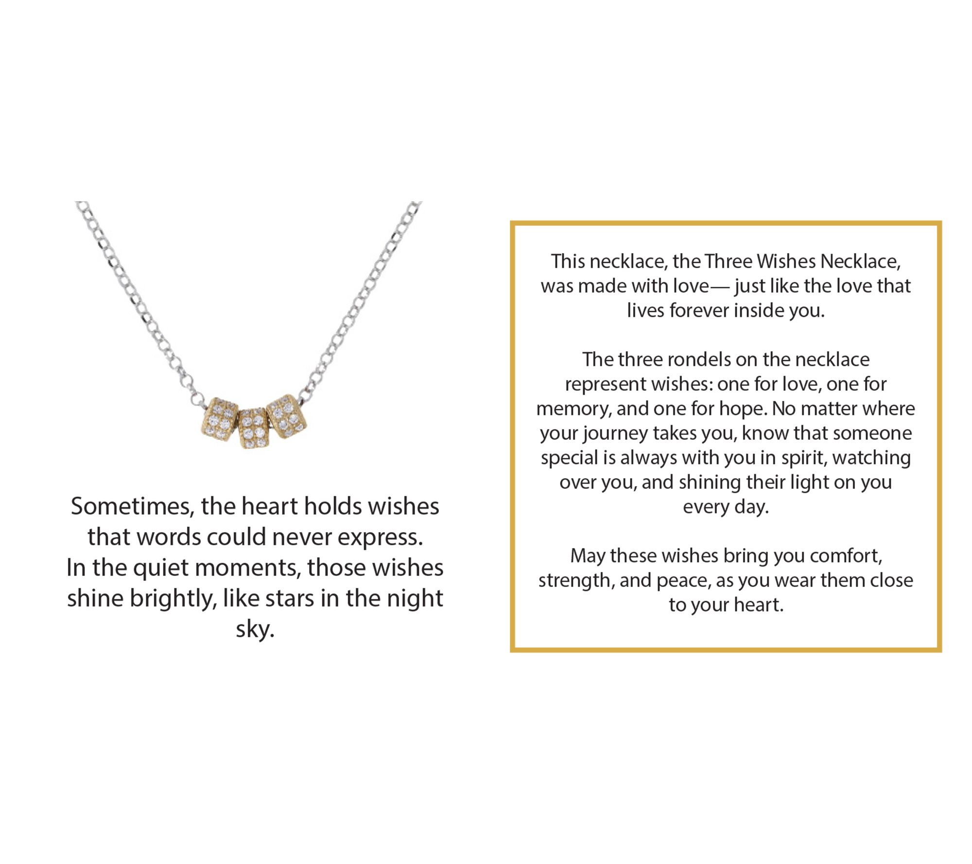 David Markstein Sterling Silver White Topaz Three Wishes 18