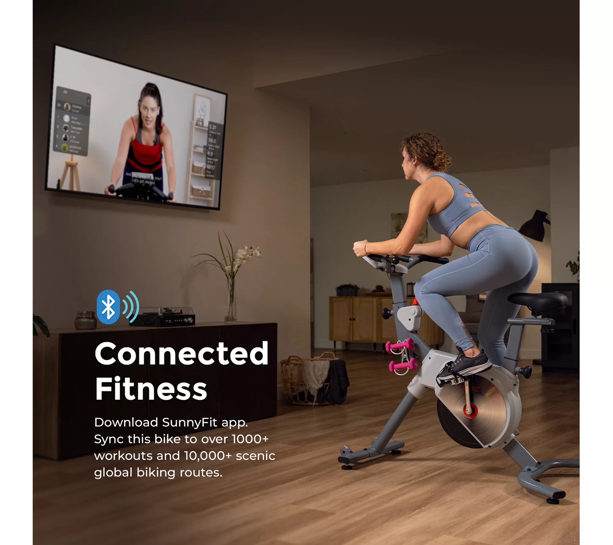 Sunny Prime Magnetic Belt Drive Indoor CyclingBike