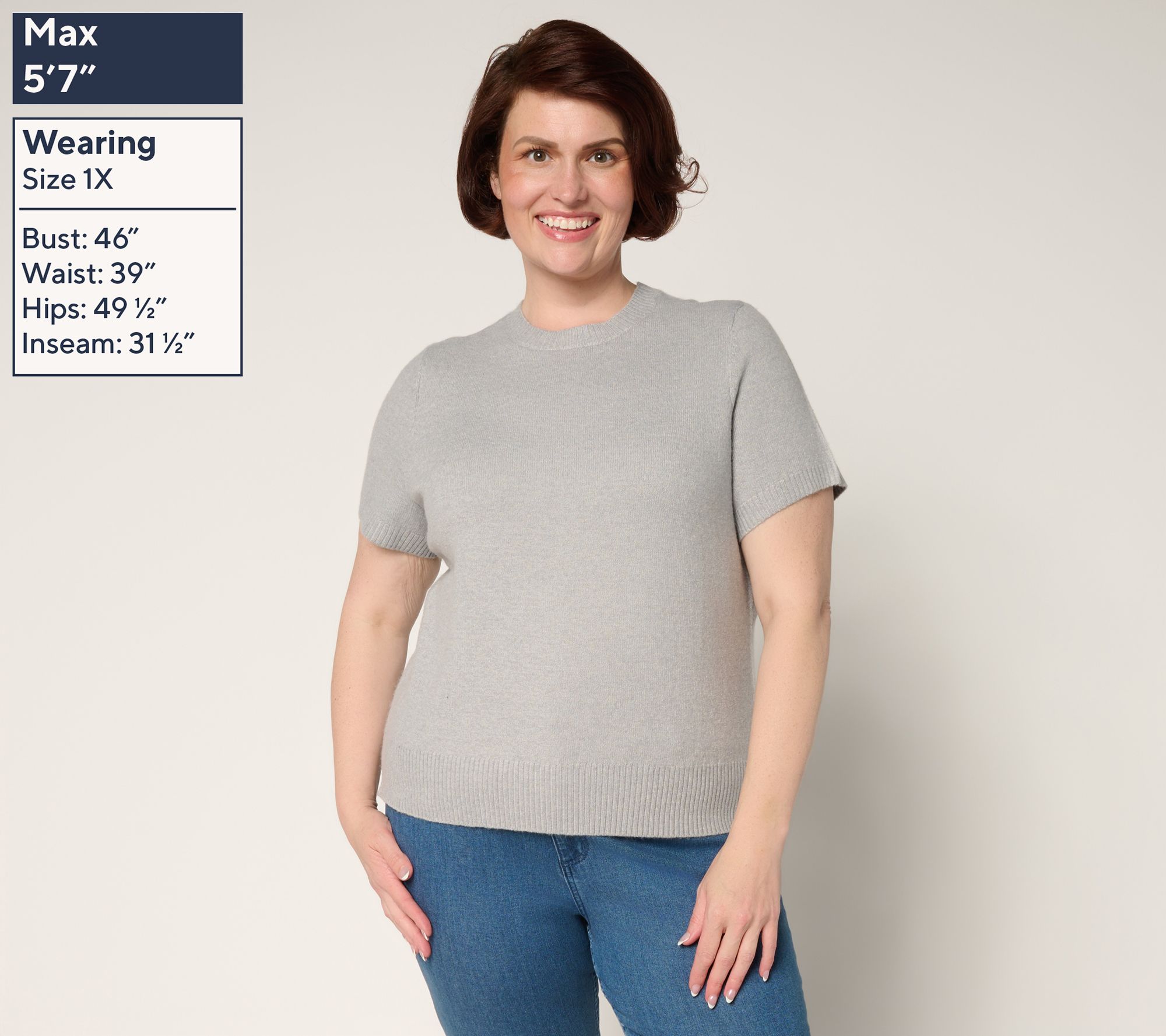 Me by Jennie Garth Palm Sweater Tee