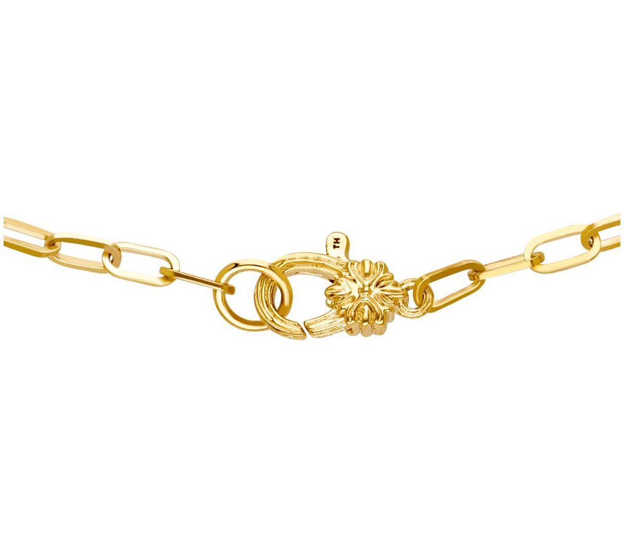 Ariva 18K Gold Clad Pink Jade Ankle Bracelet