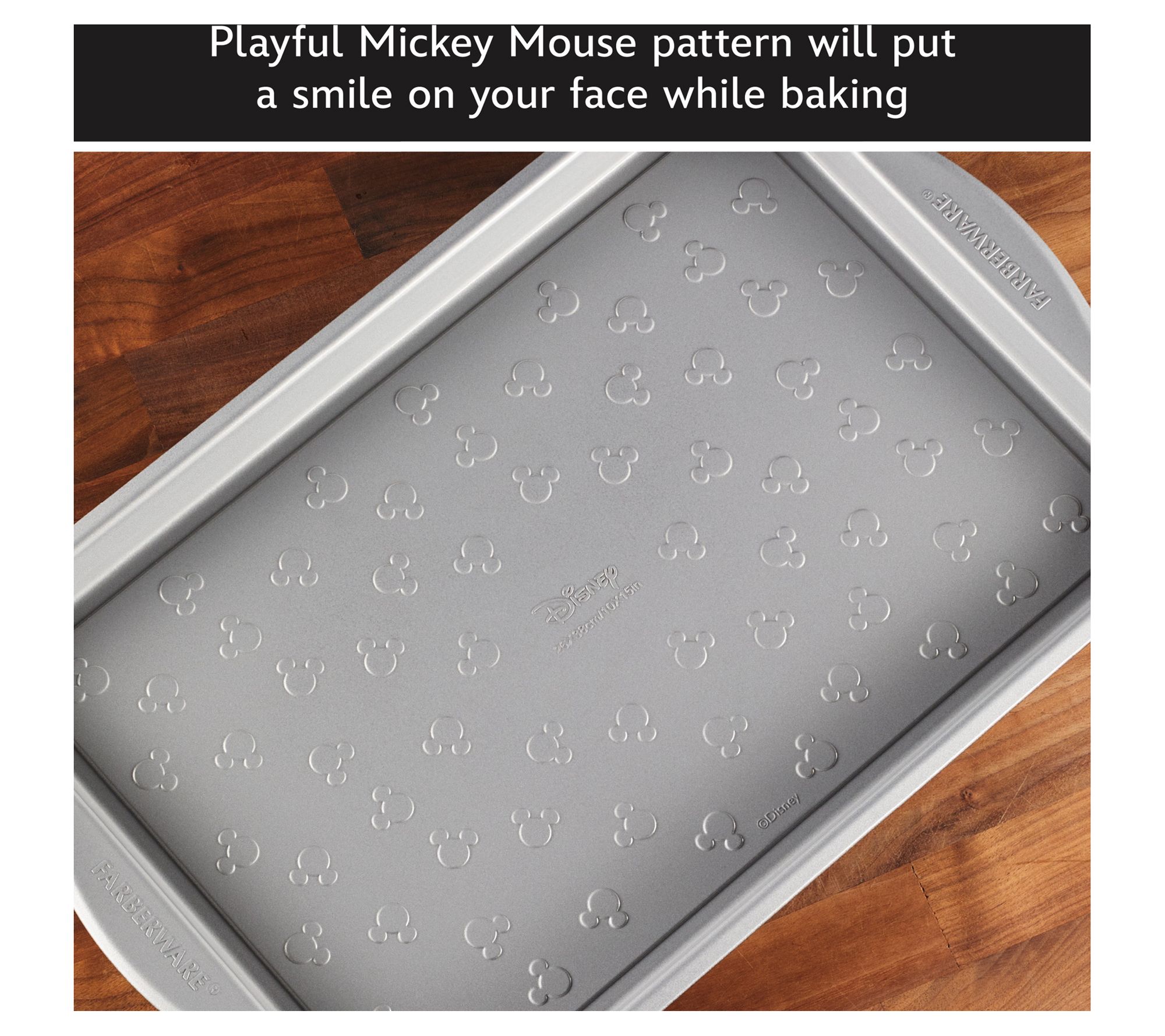 Farberware Disney Bake with Mickey 10x15in Nonstick Cookie Pan