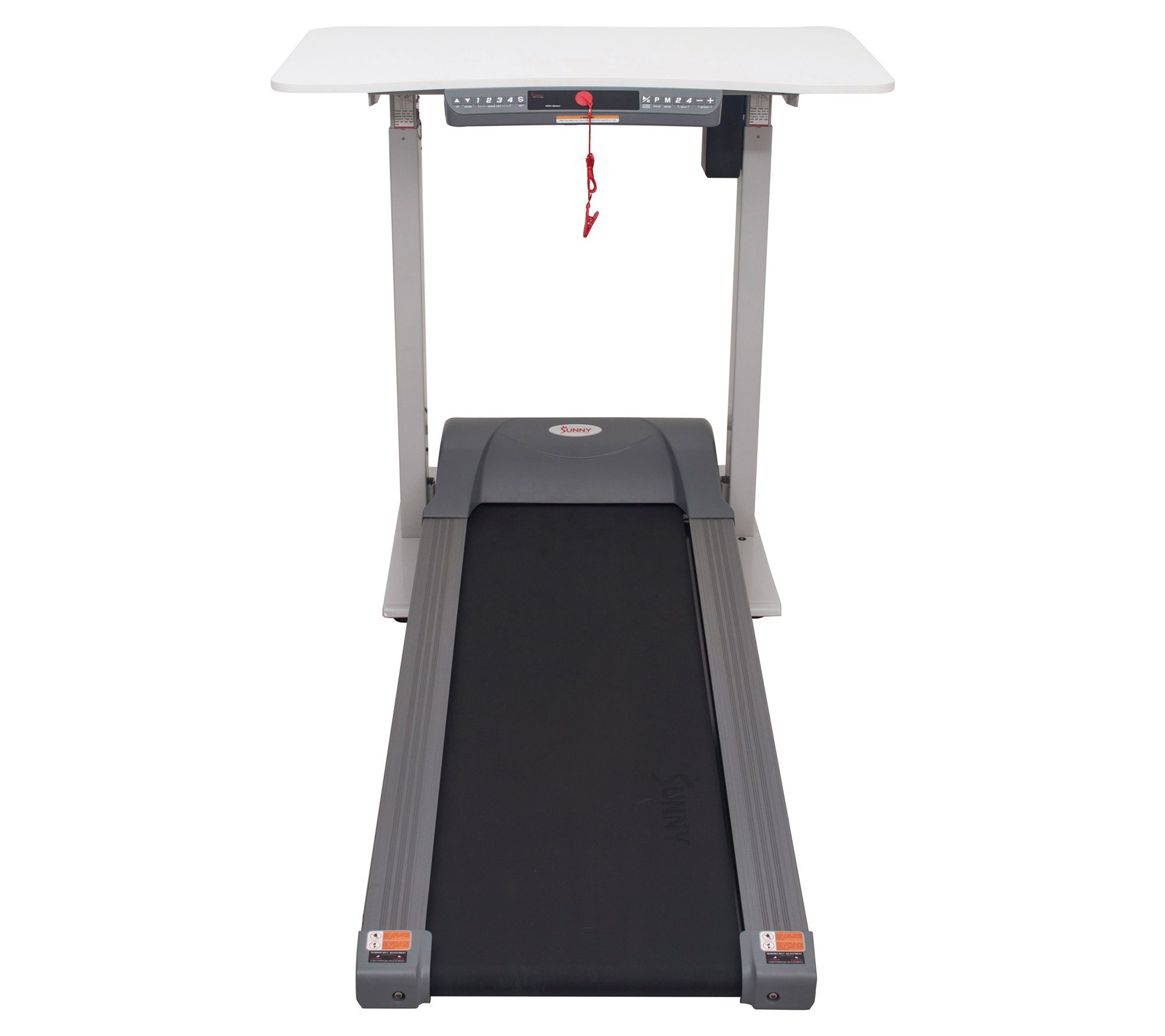Sunny Health Fitness Treadmill w/ Detachable Au tomated Desk