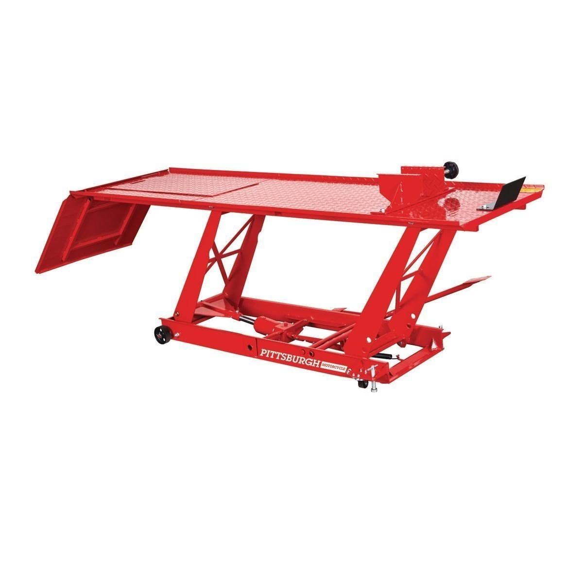 Pittsburgh 68892 1000 lb. Steel Motorcycle Lift