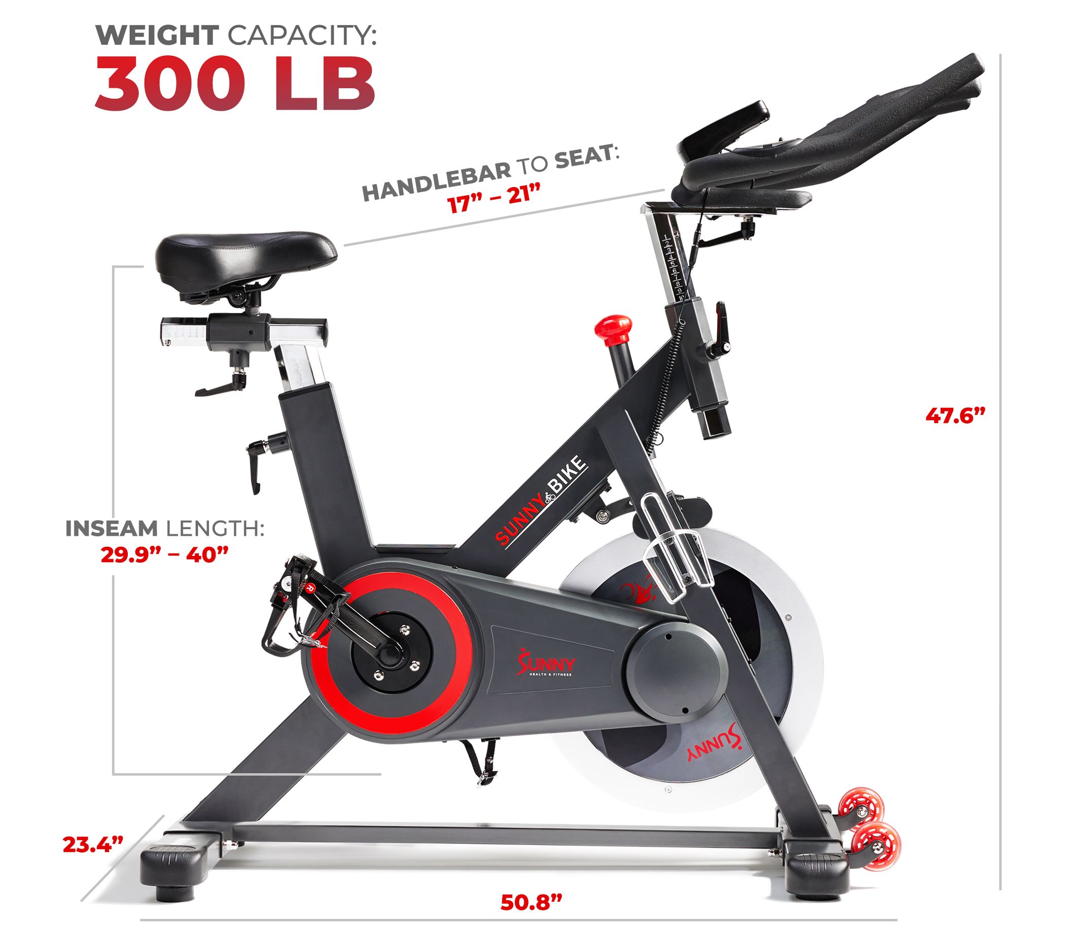 Sunny Health & Fitness Indoor Cycle Bike w/ SunnyFit App