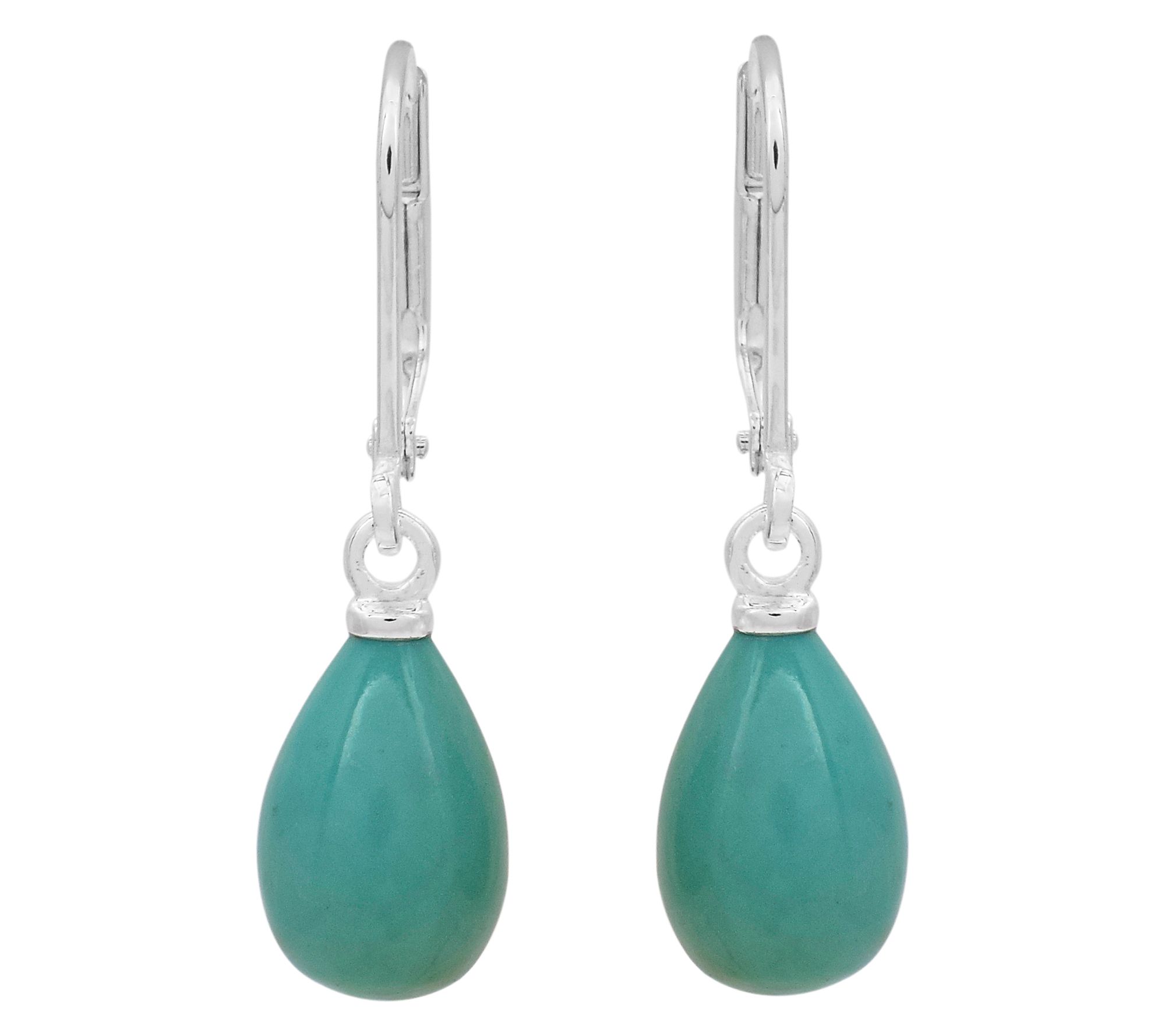 Affinity Gems Sleeping Beauty Turquoise Earrings, Sterling