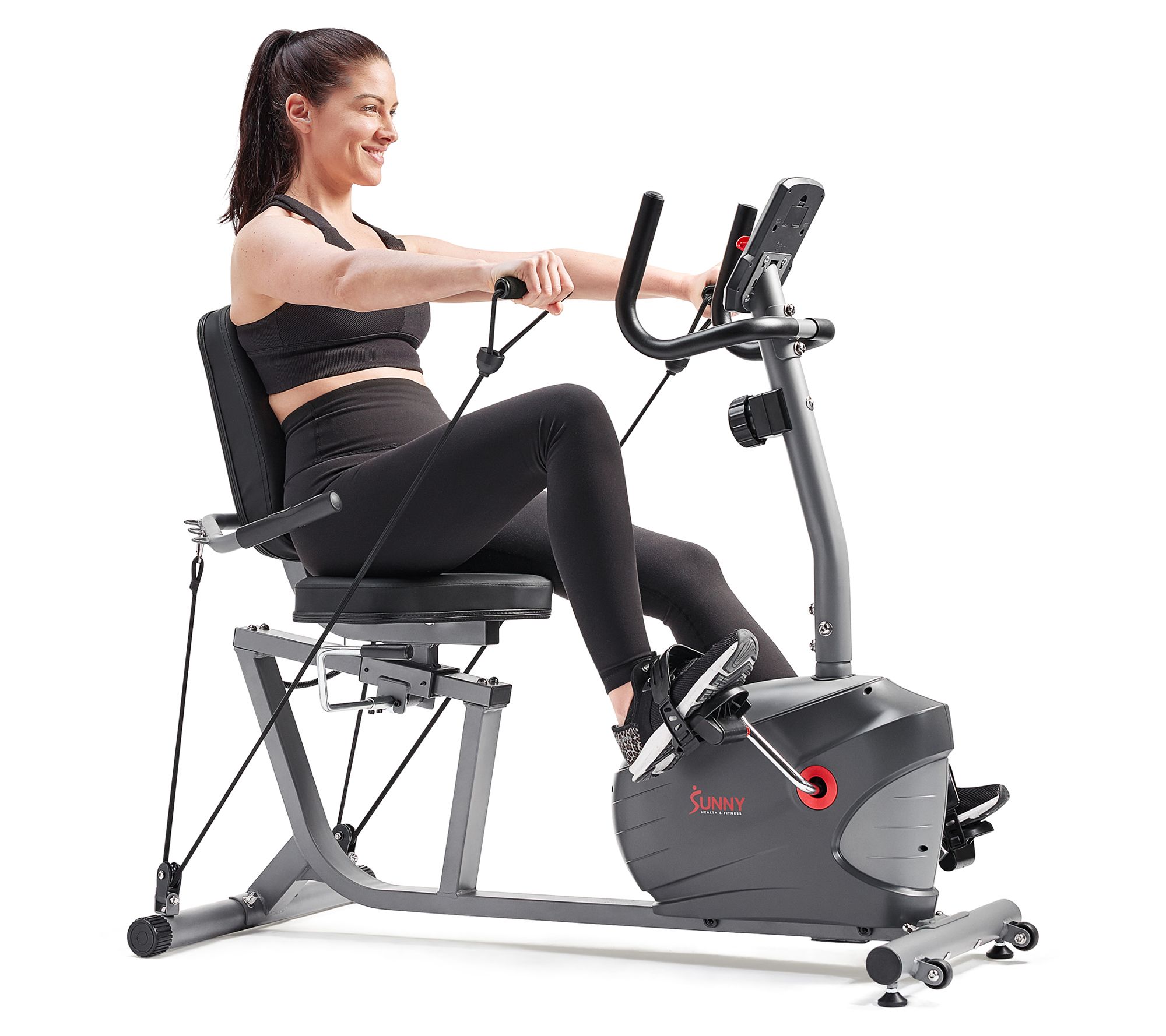 Sunny Health & Fitness Interactive Series Recumbent Bike