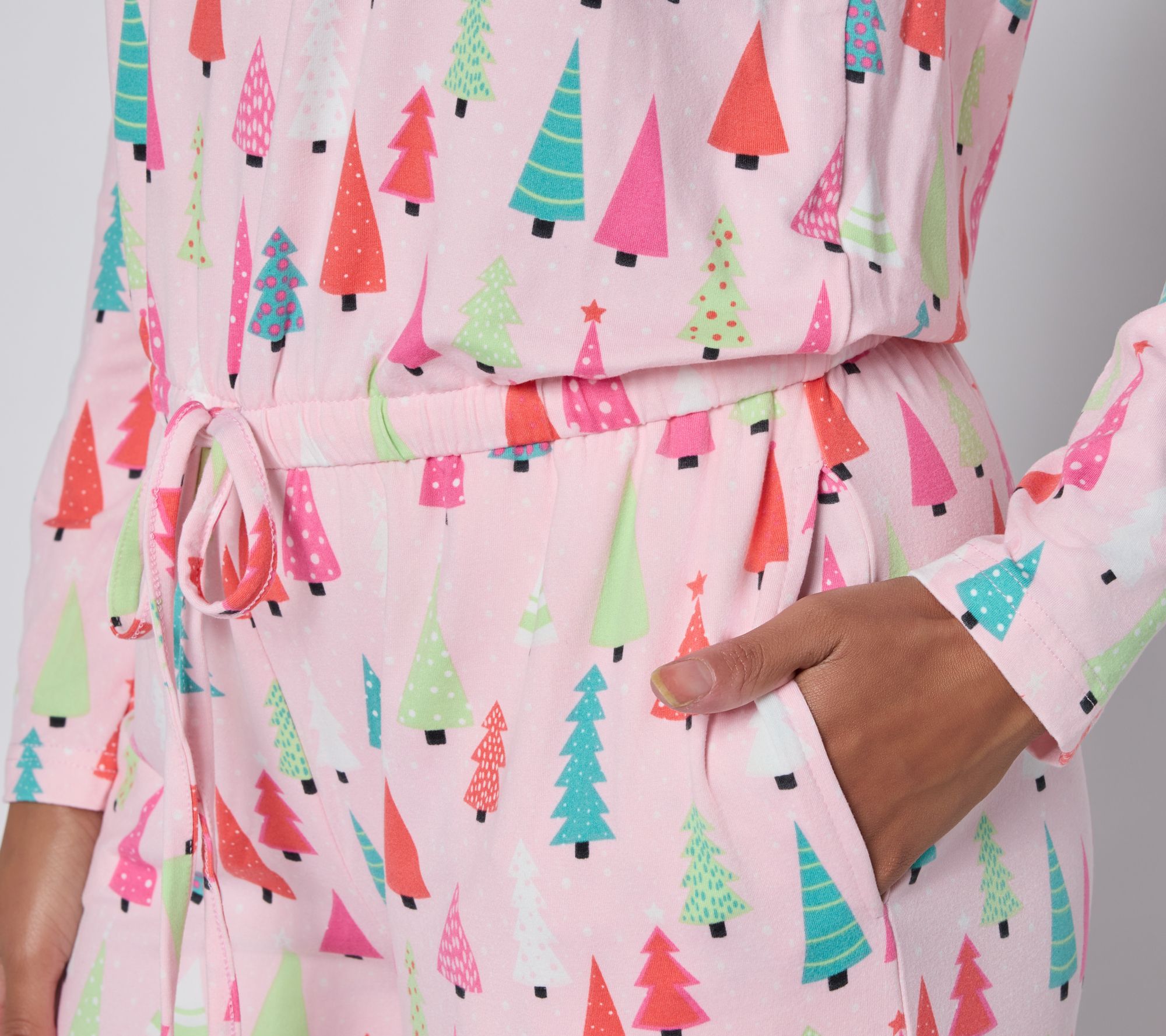 MUK LUKS Dream Cloud Cozy Holiday Jumpsuit