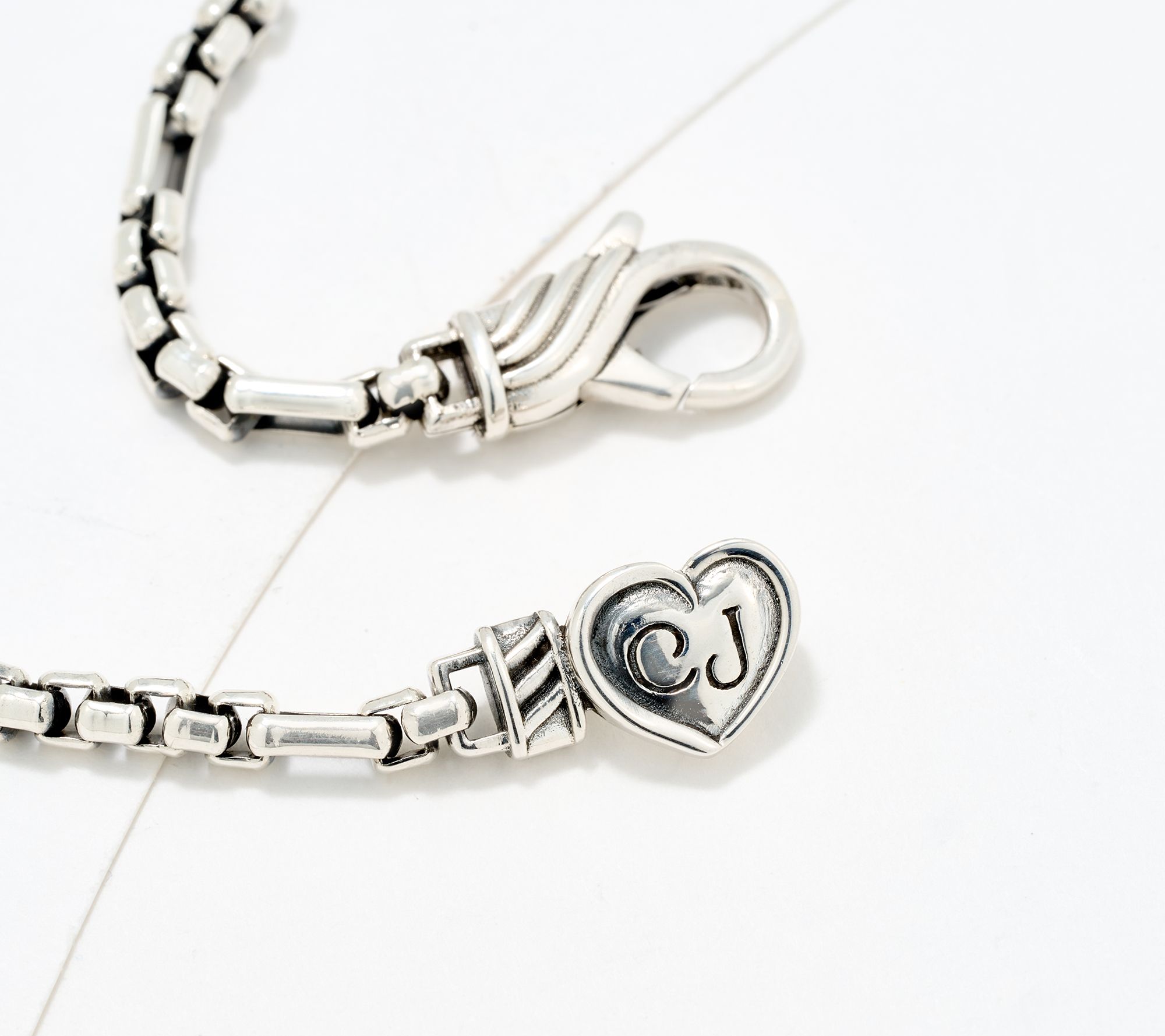 Christian James by Scott Grimes Sterling Silver Message Luciano Bracelet 9.0g