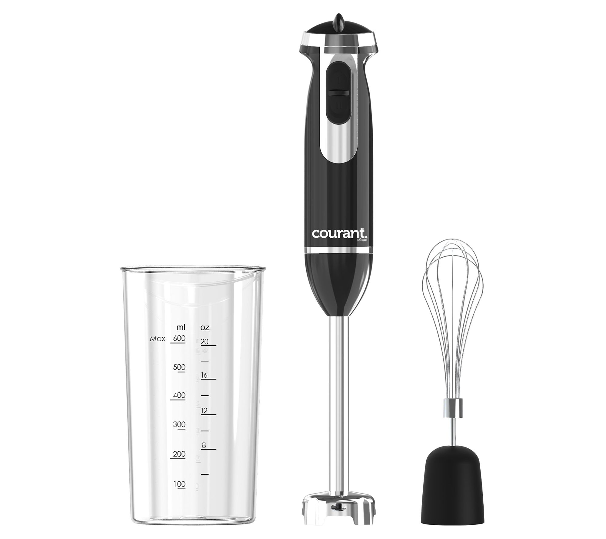 Courant 350-Watt Multifunctional Hand Blender w/ Whisk & Cup