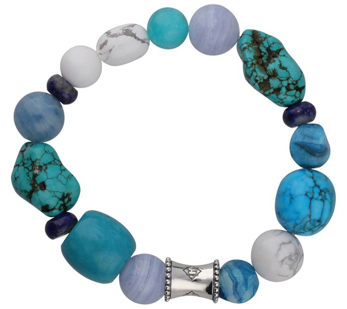 Elyse Ryan Sterling Blues Gemstone 