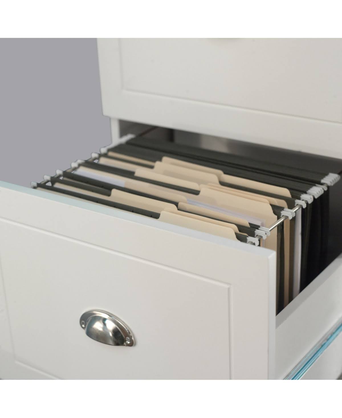 Bradley 2-Drawer Vertical Filing Cabinet Black