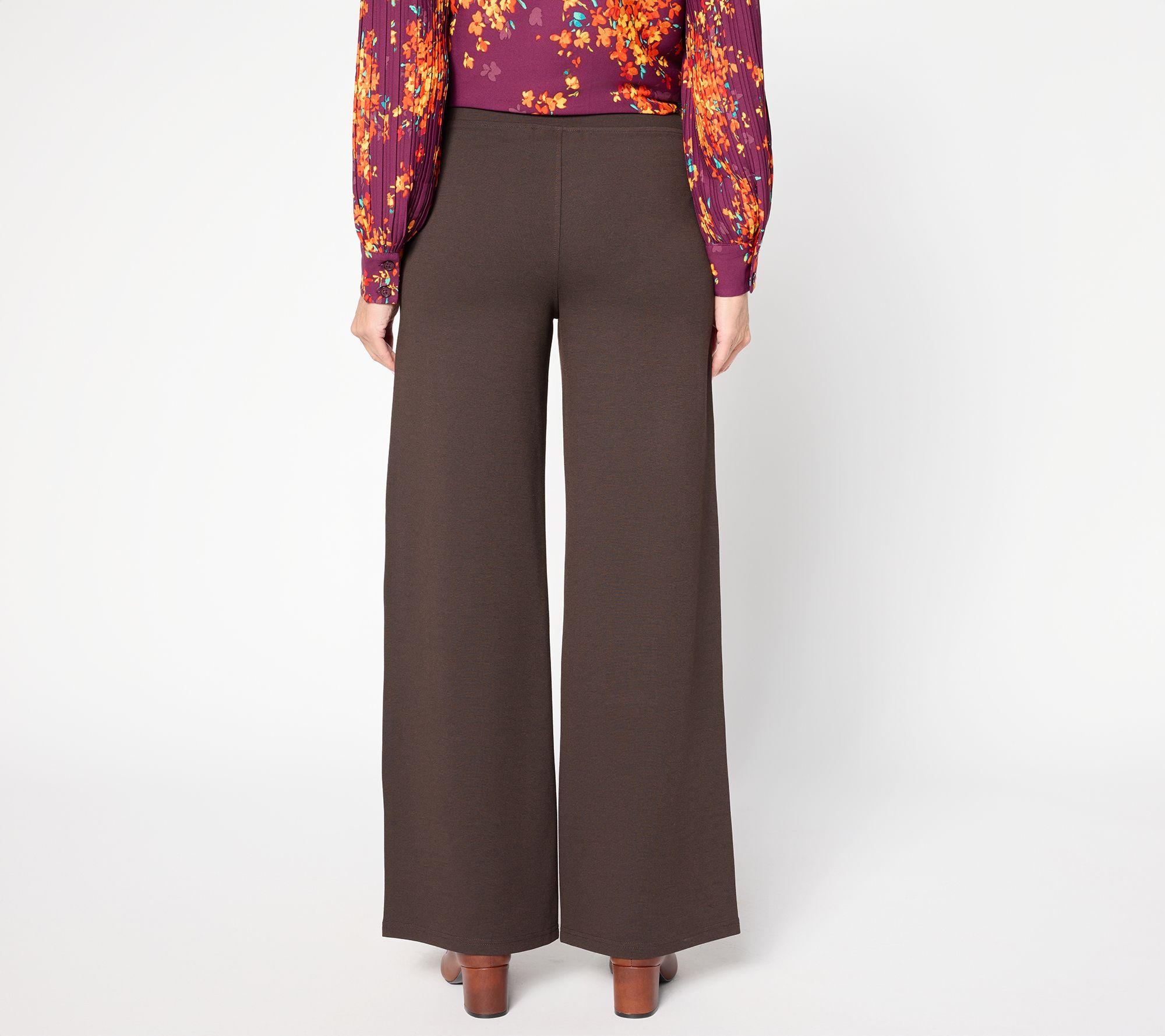 Belle by Kim Gravel Petite Perfect Ponte Pull-On Pant