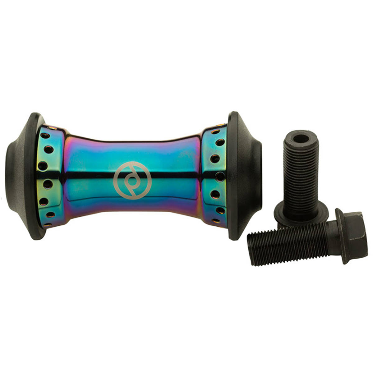 Primo N4FL V2 Bicycle Hub - 14mm x 36H - Oil Slick - 28-857N