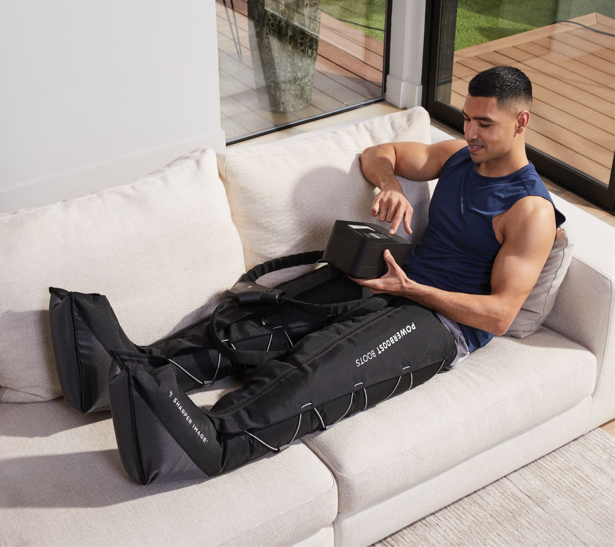 Shaper Image PowerBoost Air Compression Leg Massager 26