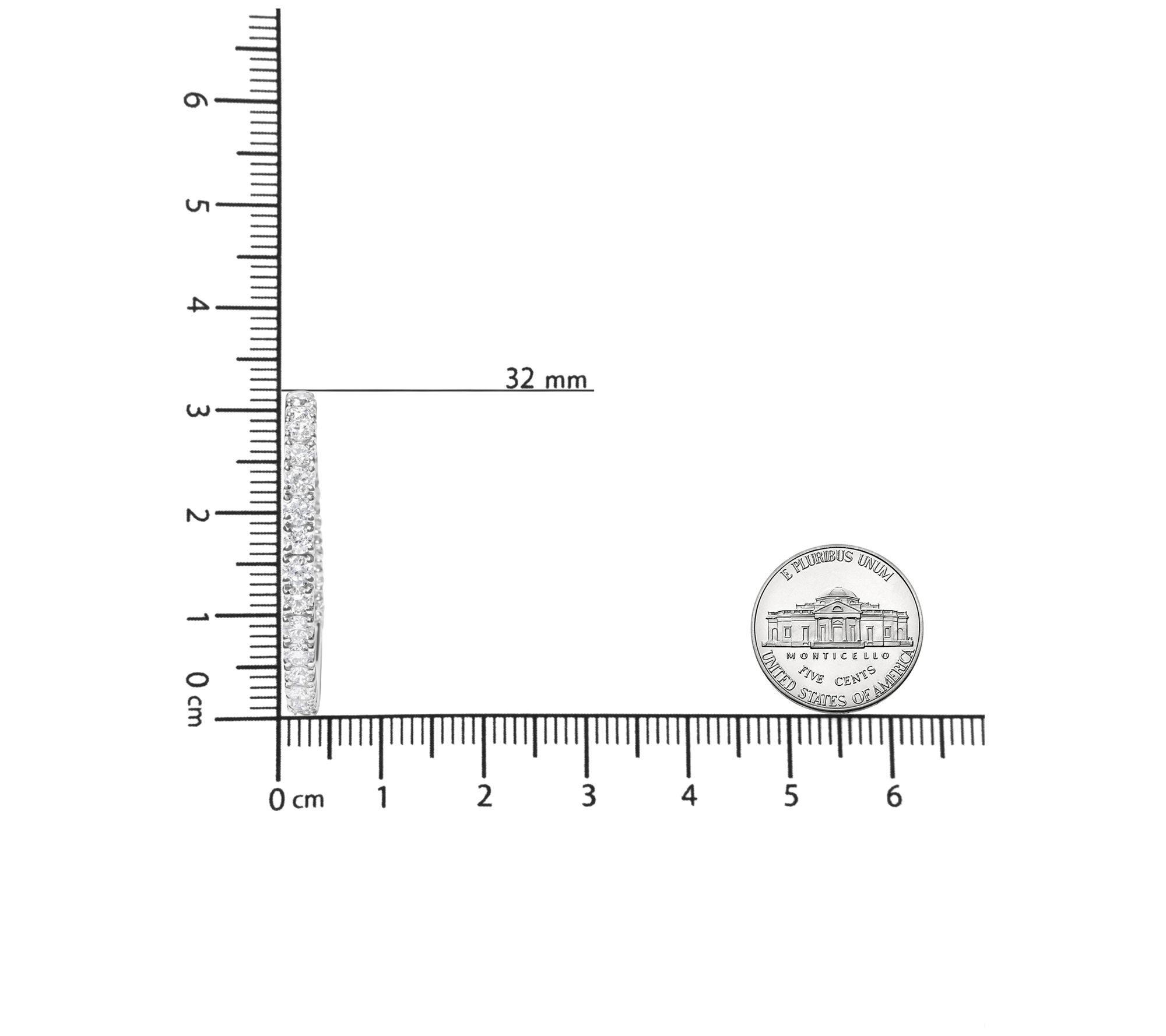 Haus of Brilliance Lab-Grown Diamond Round HoopEarrings, 14K