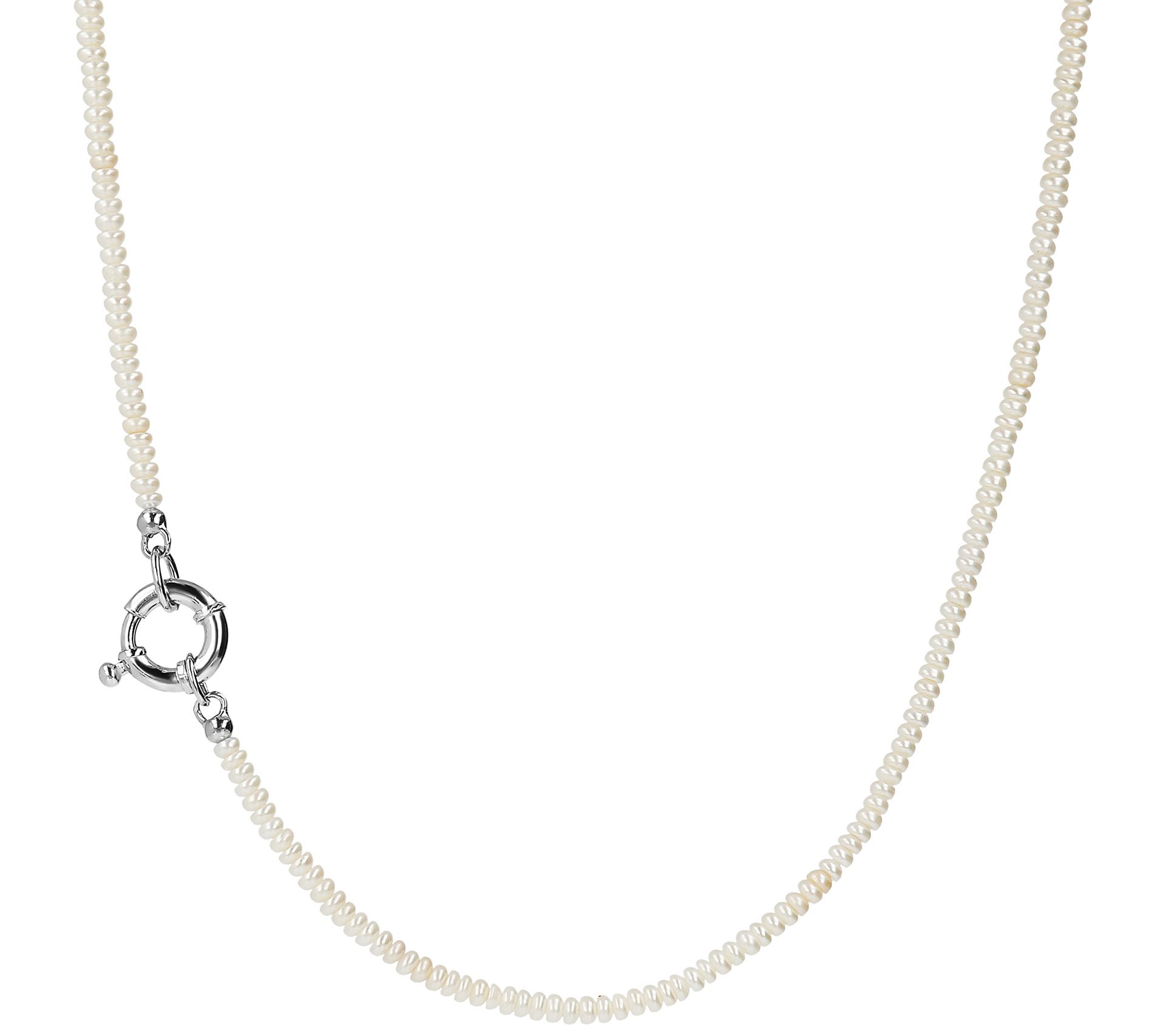Honora Cultured Pearl Necklace, Sterling Silver