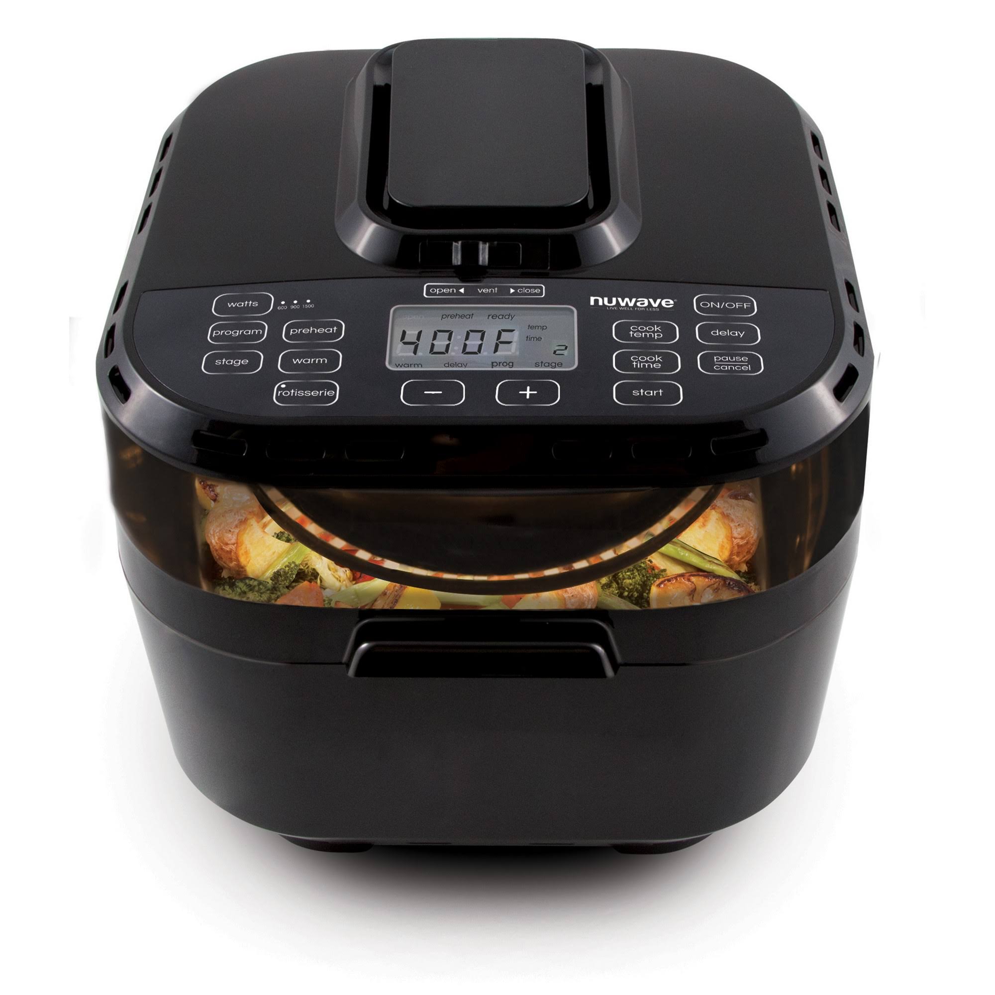 NuWave - Brio 10 qt. Digital Air Fryer - Black
