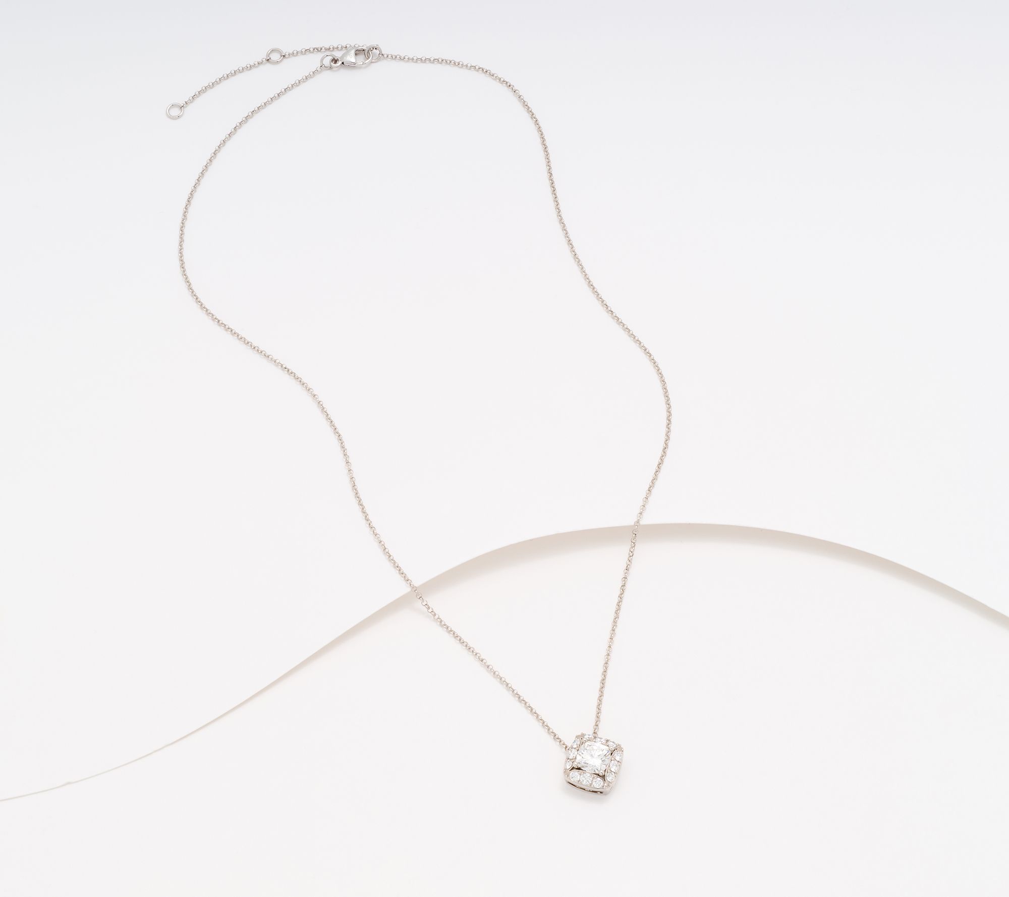 Brilliant Rose by Fire Light Lab Grown Diamond 1.5cttw Necklace, 14K