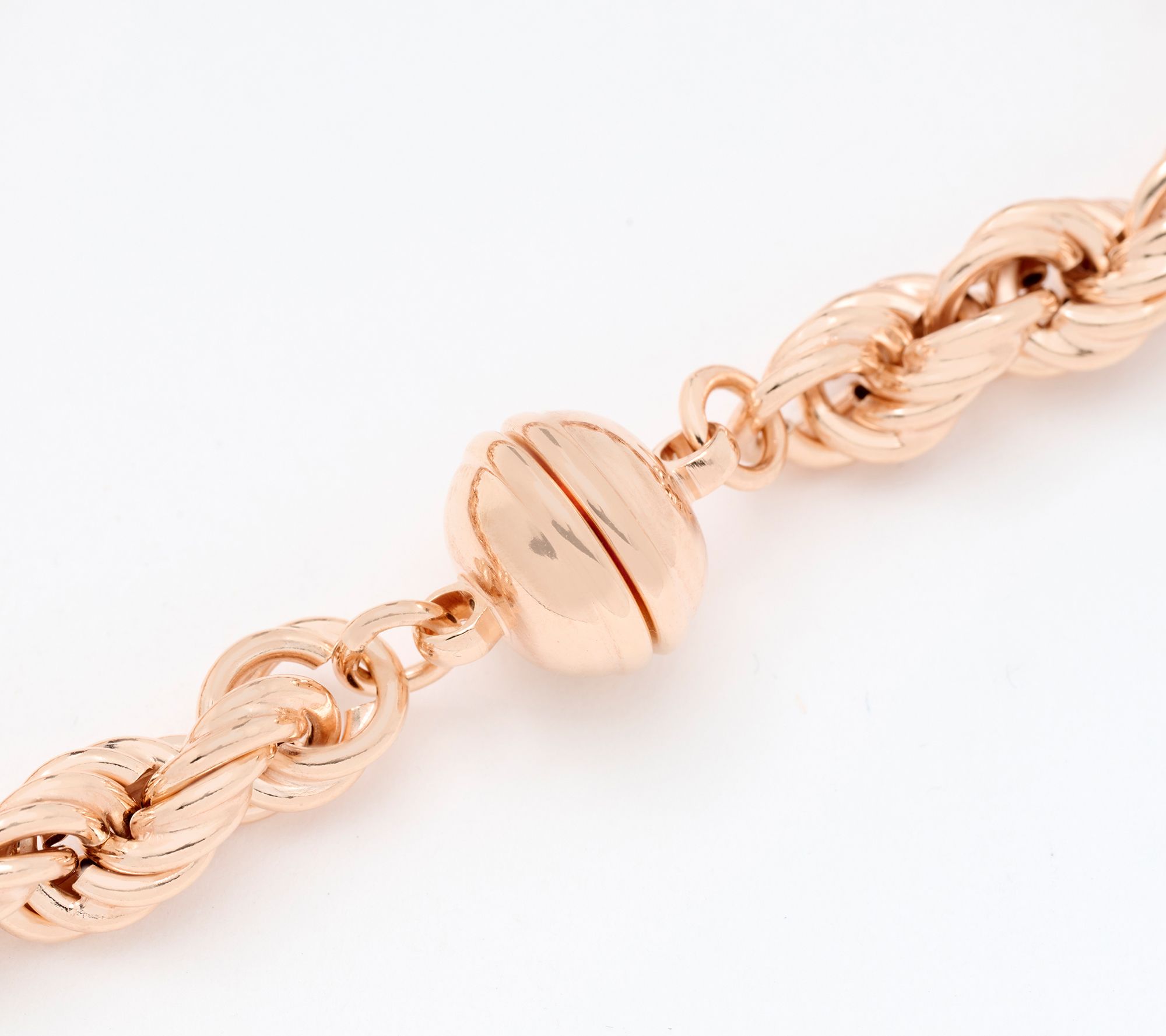 David Markstein Bronze Premium Rope Bracelet with Magnetic Clasp