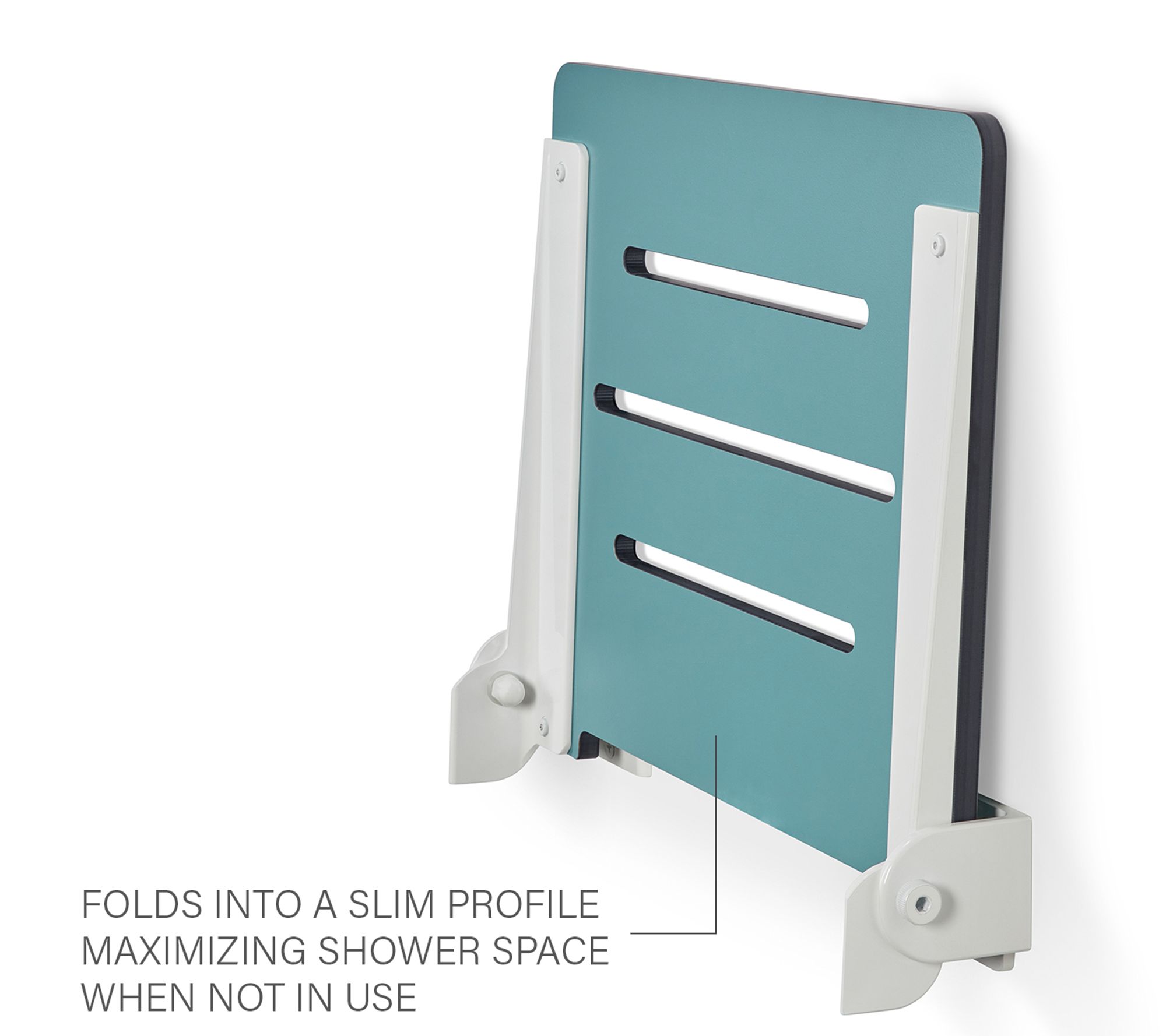 Seachrome SlimLine Folding Wall Mount Shower Bench Seat