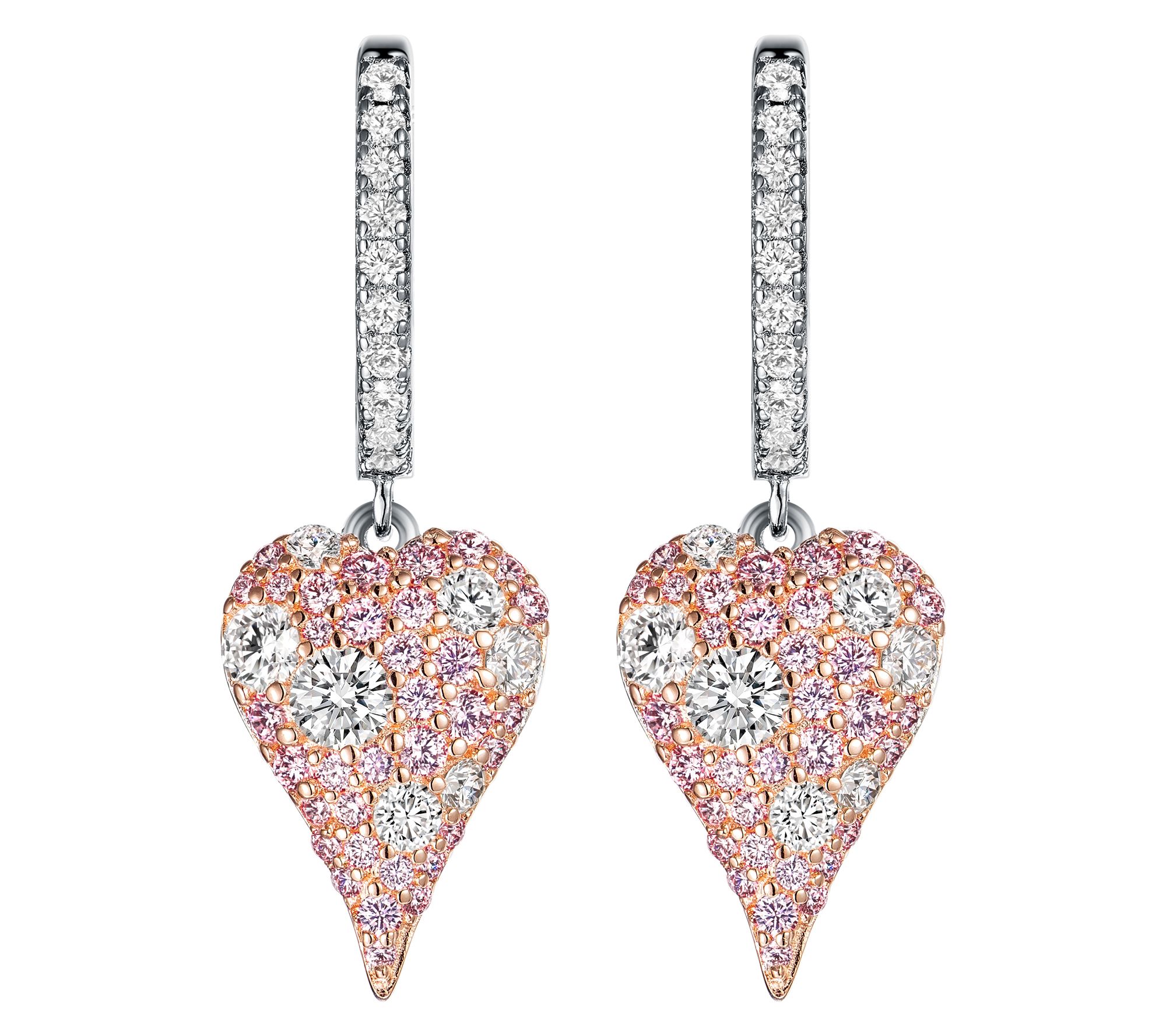 Diamonique x Jennifer Miller Cobblestone Earrings, Sterling