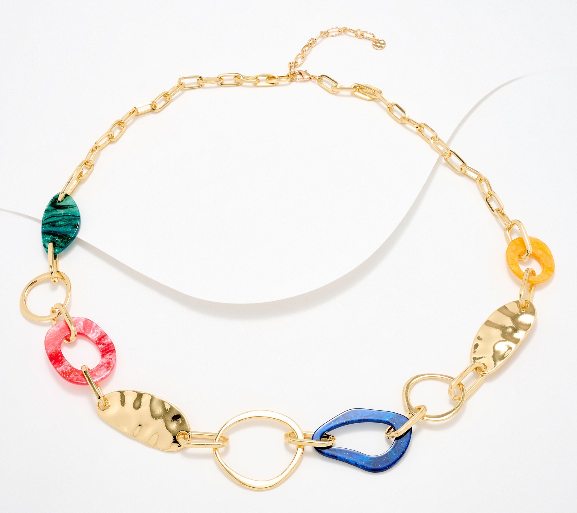 Susan Graver Mixed Media Statement Necklace