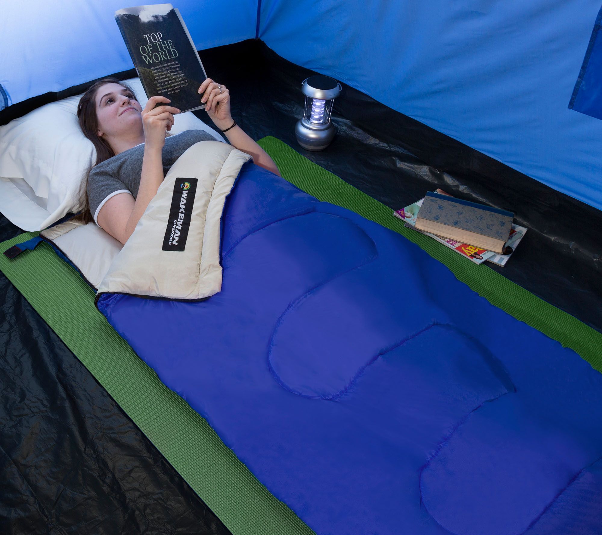 Wakeman Outdoors 2-Season Sleeping Bag for Adults