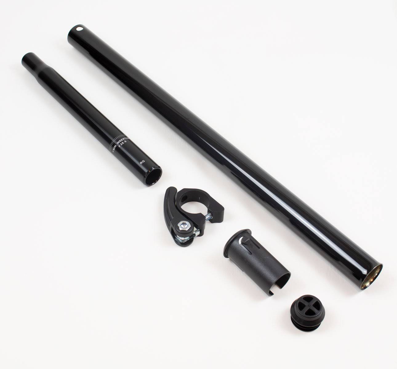 Brompton Seatpost Steel Telescopic Black - QSPTA-BK