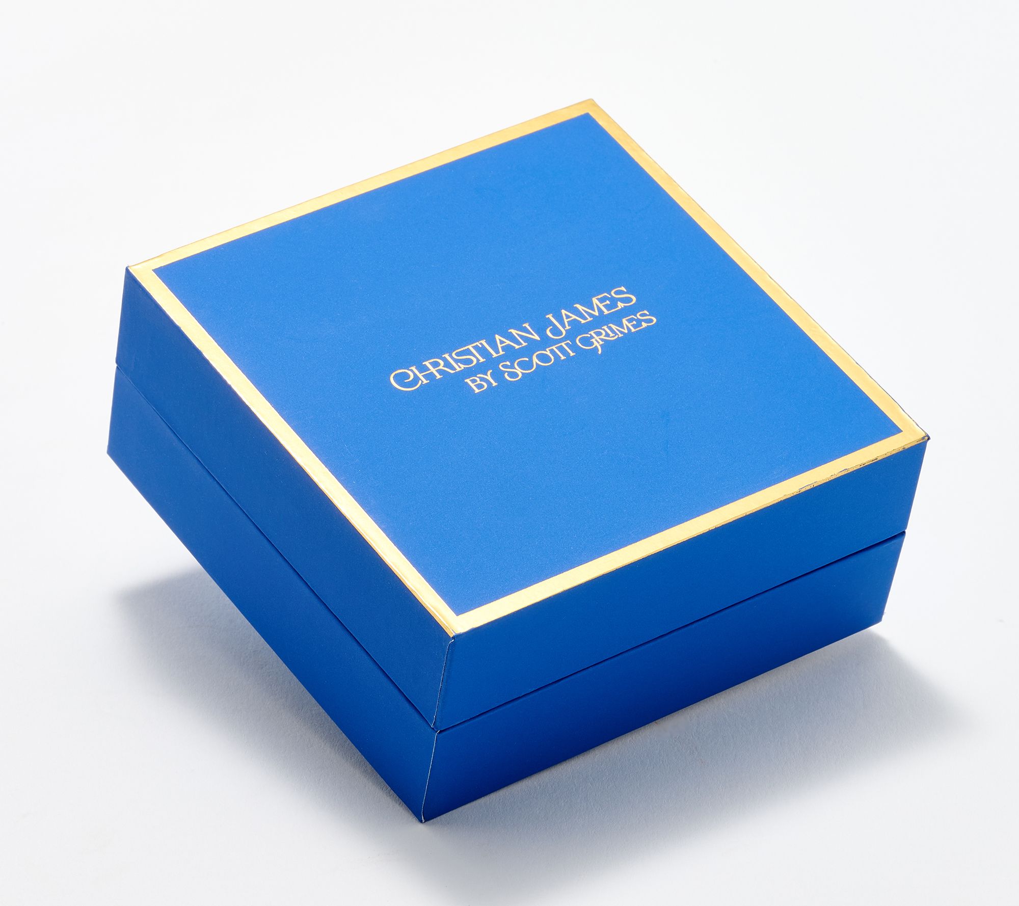 Christian James by Scott Grimes 14K Gold Clad Gemstone Drop Earrings