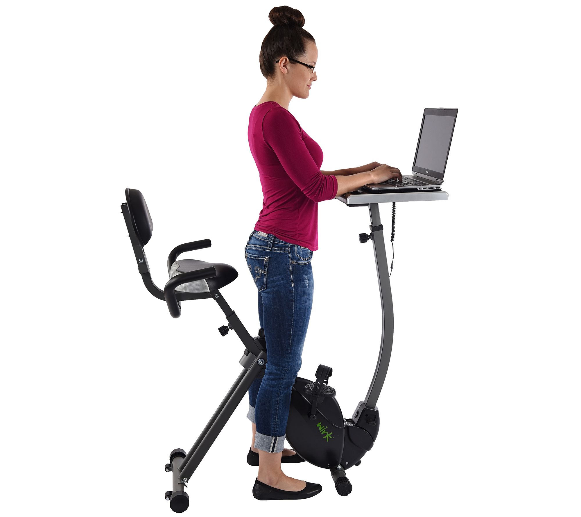 Wirk Ride Exercise Bike Workstation and Standing Desk