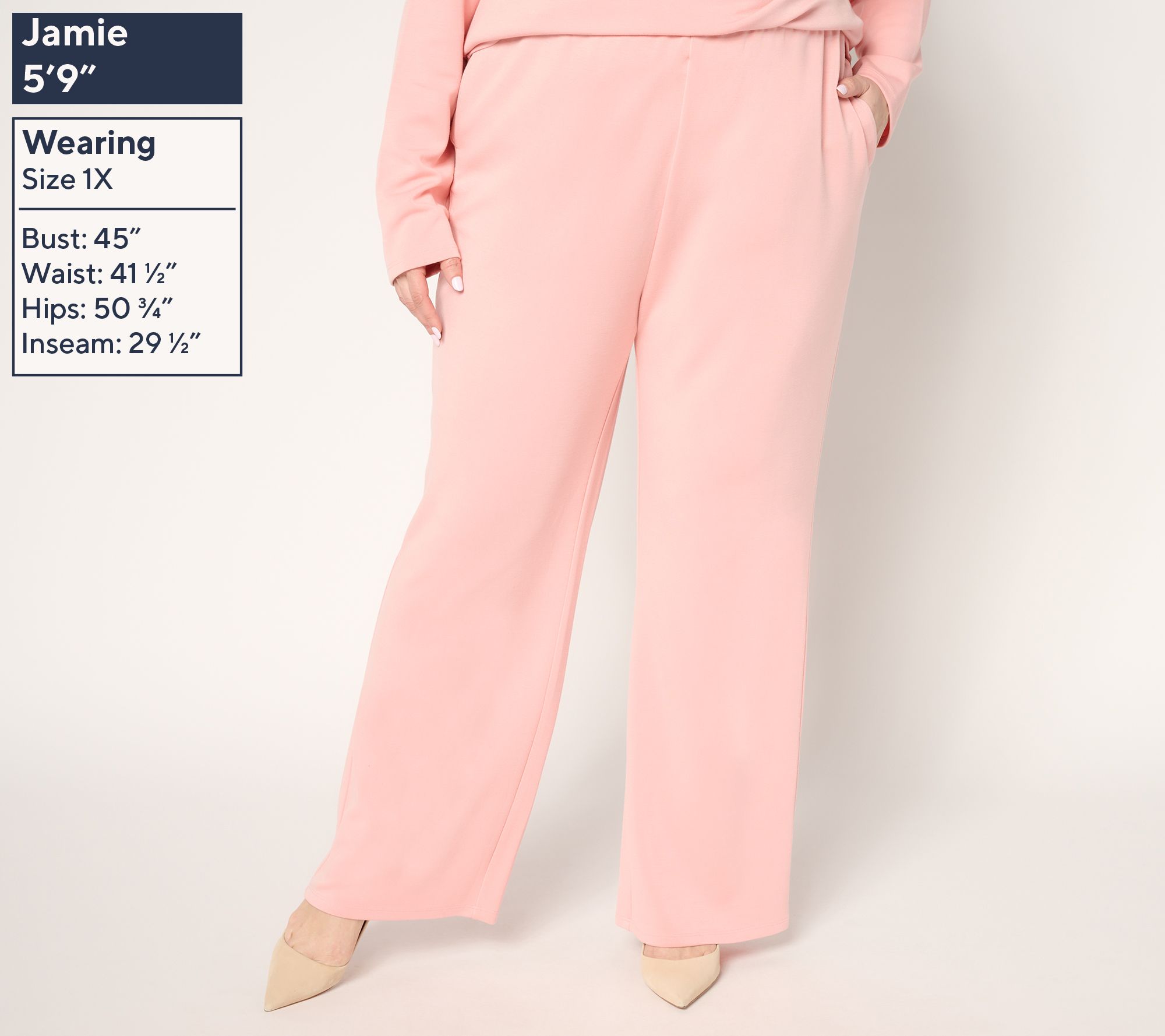 BEAUTIFUL by Lawrence Zarian Petite Pull-On Straight-Leg Pants