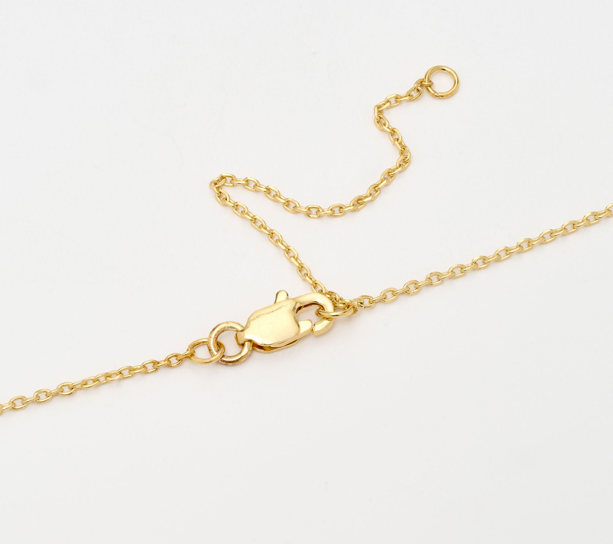 Accents by Affinity 0.11 cttw Initial Pendant Necklace,Plated