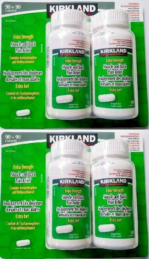 Kirkland Signature Extra Strength Muscle u0026 Back Pain Platinum Relief