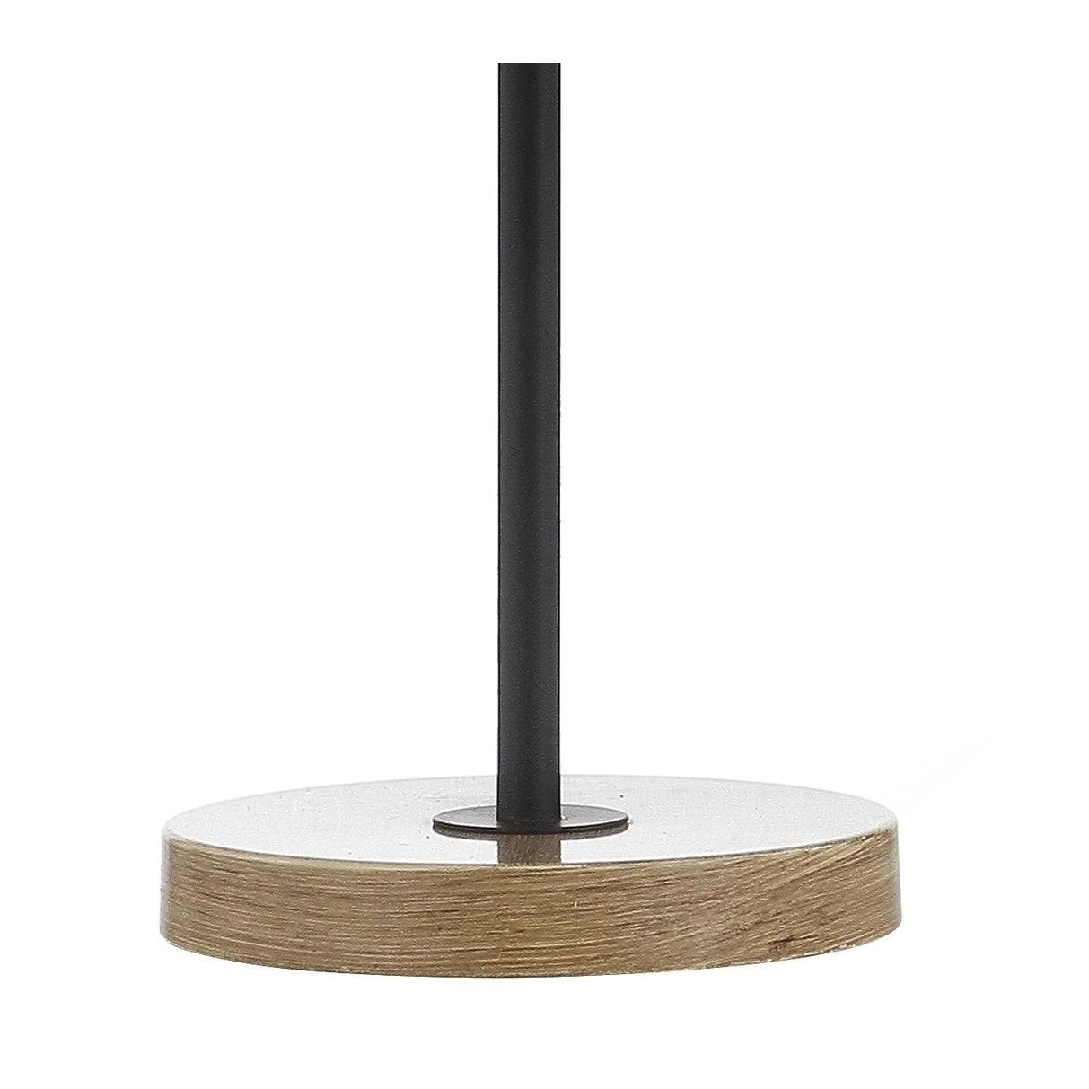 Jonathan Y Simon 20.5 in. Wood/Black Pinecone Wood/Metal LED Table Lamp