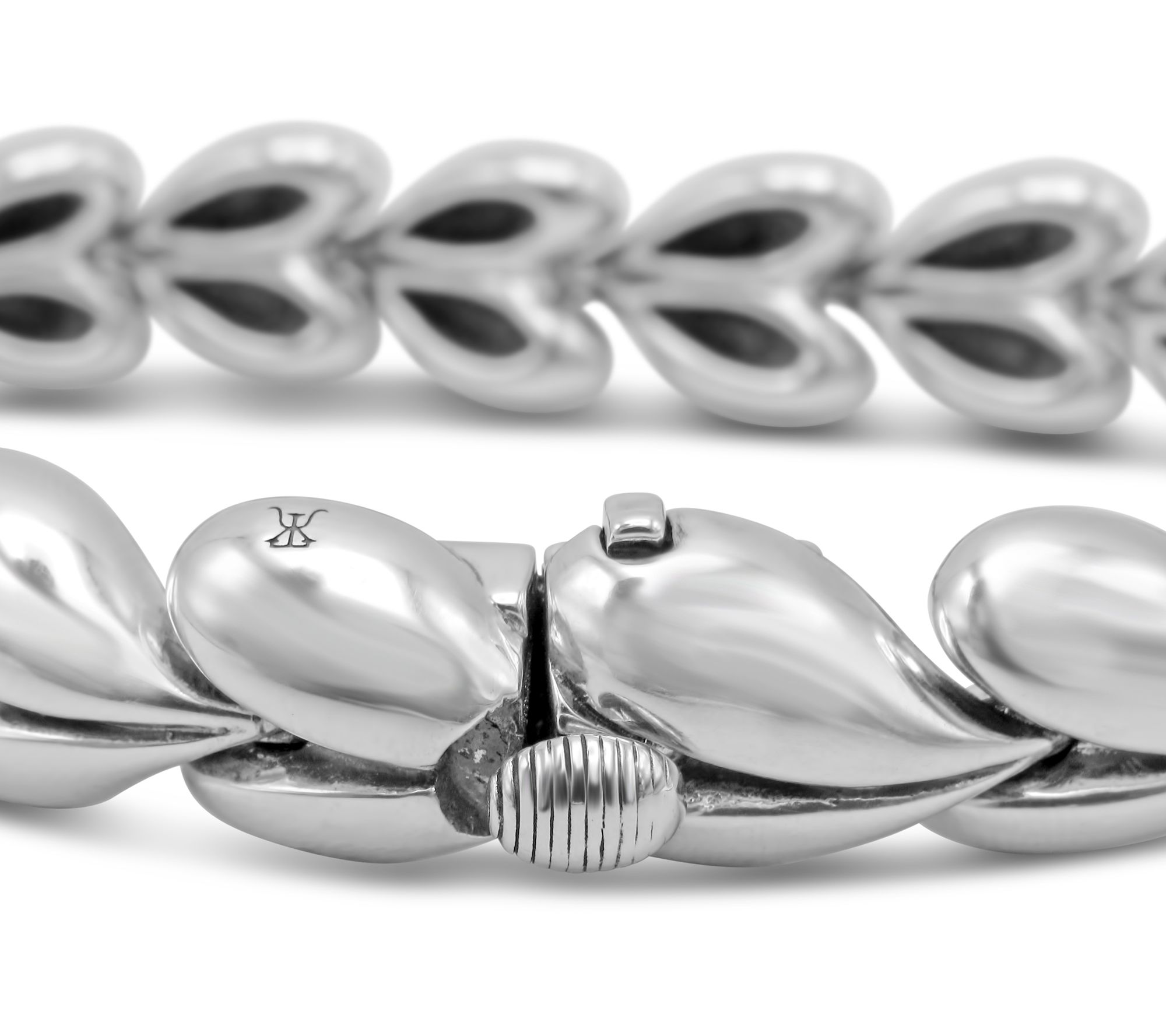 Tiffany Kay Sterling Silver Herringbone Bracelet, 88.37g