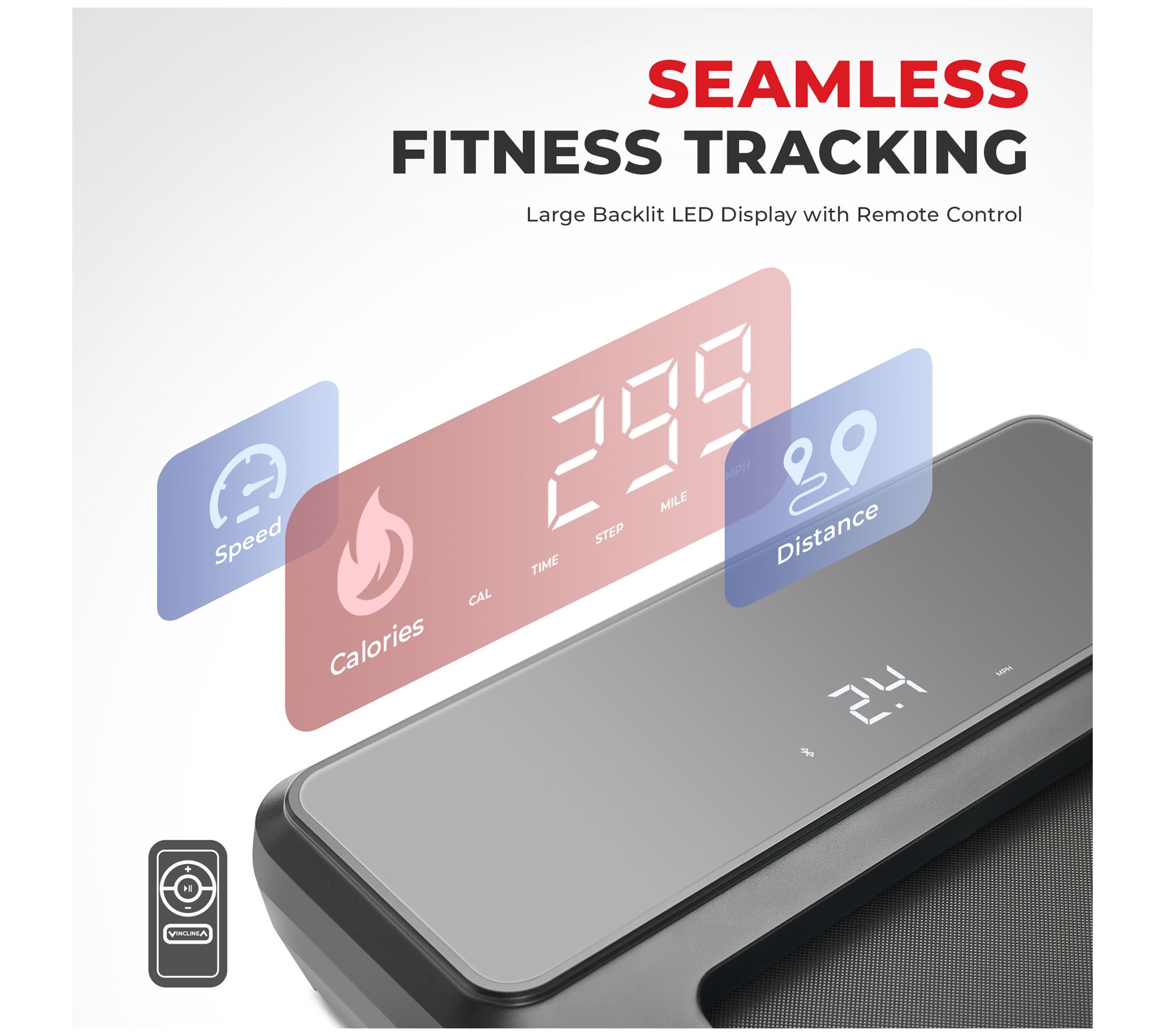 Sunny Health & Fitness Smart Incline Treadmill